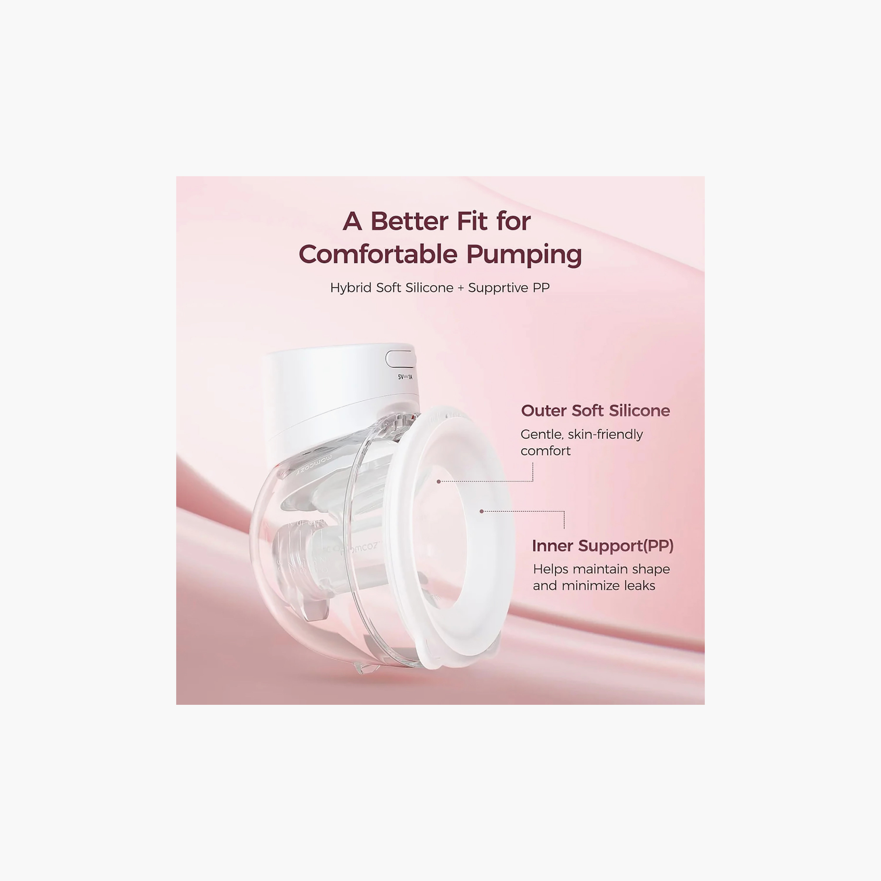 طقم مضخة ثدي كهربائية مزدوجة قابلة للارتداء S12 Pro سريعة من مومكوزي-baby-feeding-breastfeedingandcare-image-4