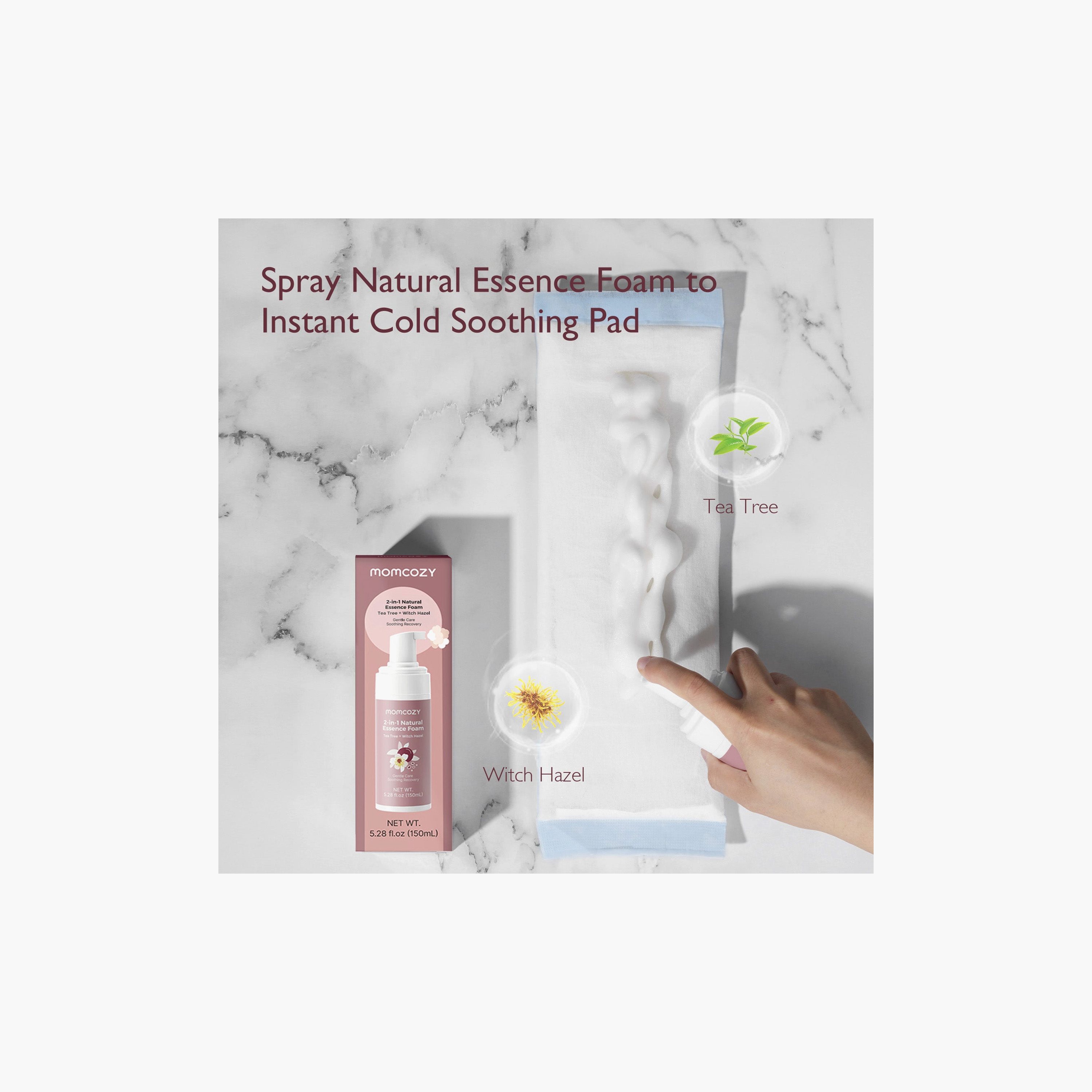 Momcozy 2-In-1 Natural Essence Foam - 150 ml-baby-maternalcare-bodyhygiene-image-2