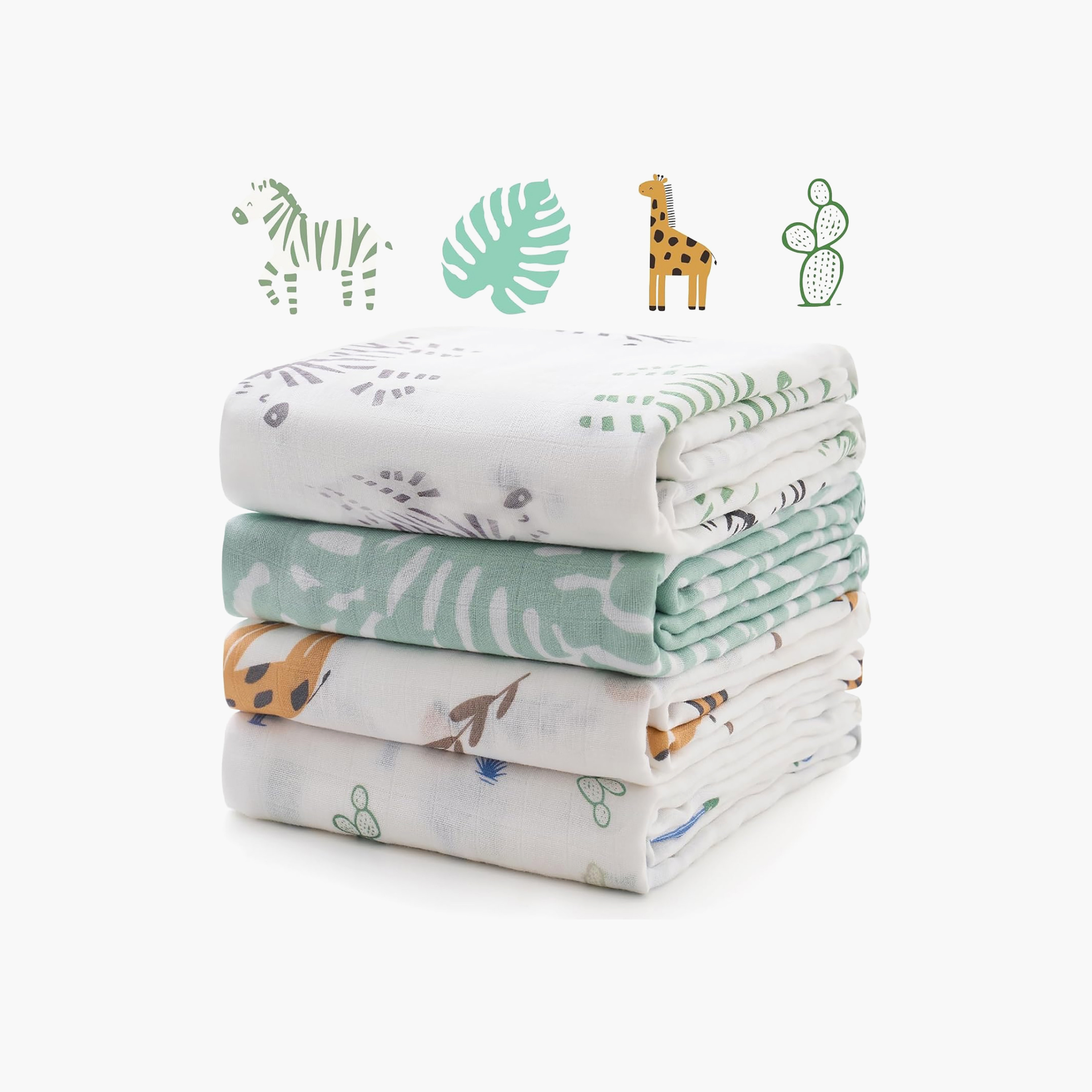 Momcozy 4-Piece Muslin Swaddle Blankets-baby-nursery-blanketsandswaddles-blanketsandquilts-image-2