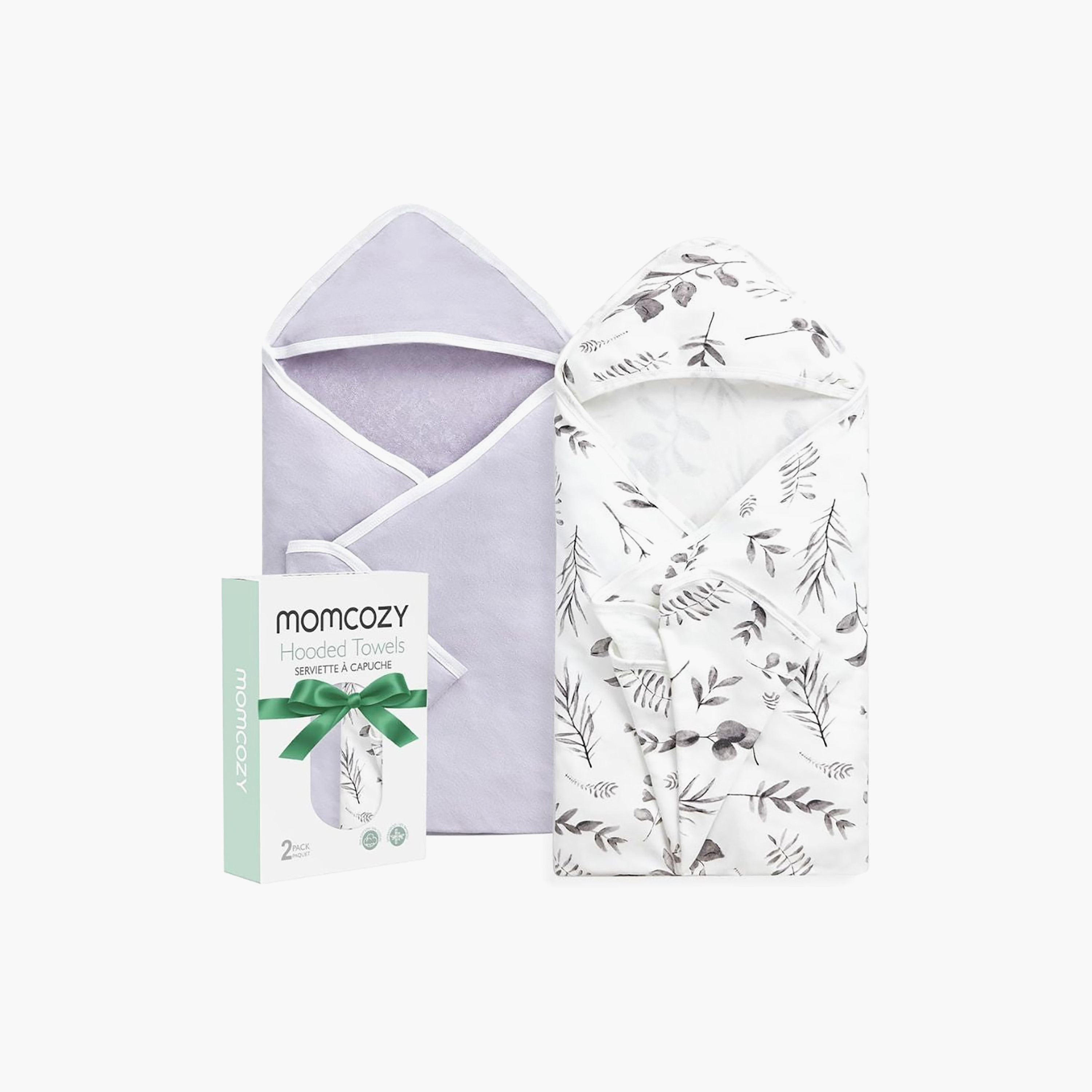 Momcozy 2-Piece Hooded Towel-baby-bathandcare-towels-image-1