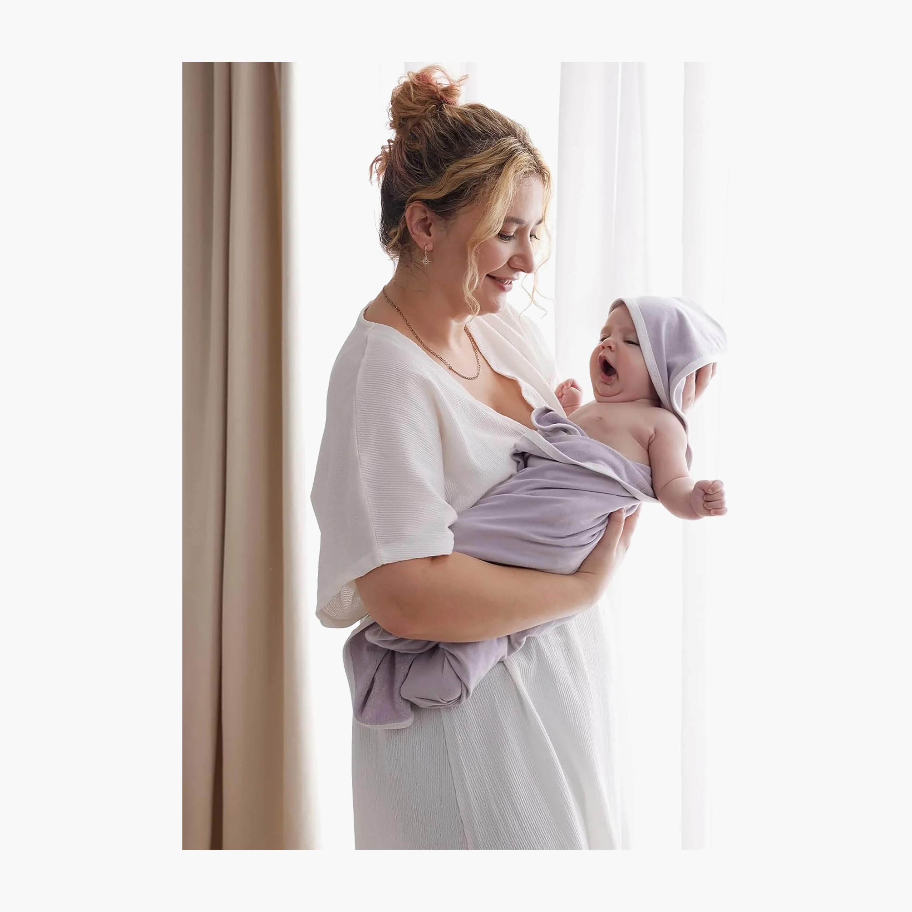 Momcozy 2-Piece Hooded Towel-baby-bathandcare-towels-image-4