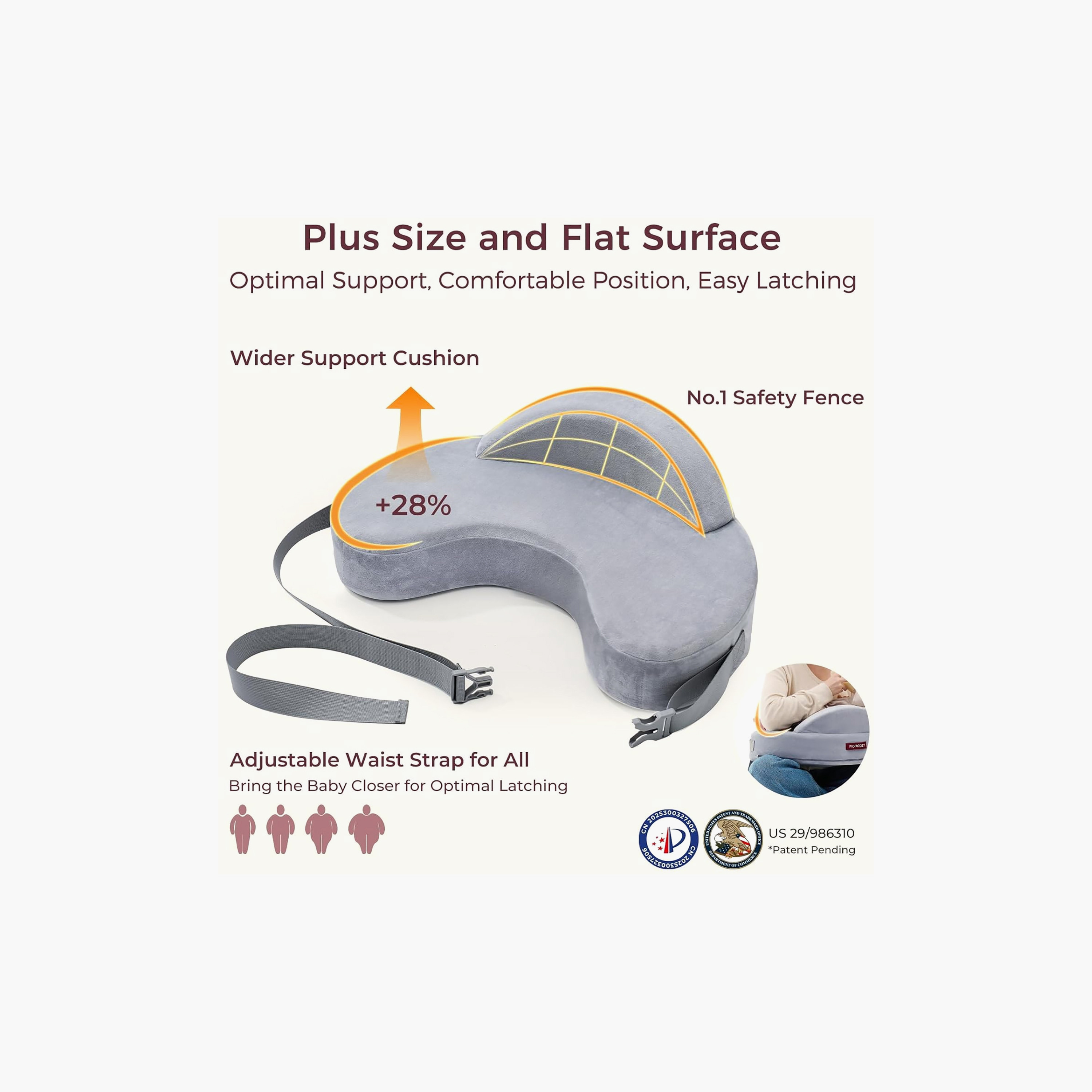 Momcozy Memory Foam Nursing Pillow-baby-feeding-accessories-image-2