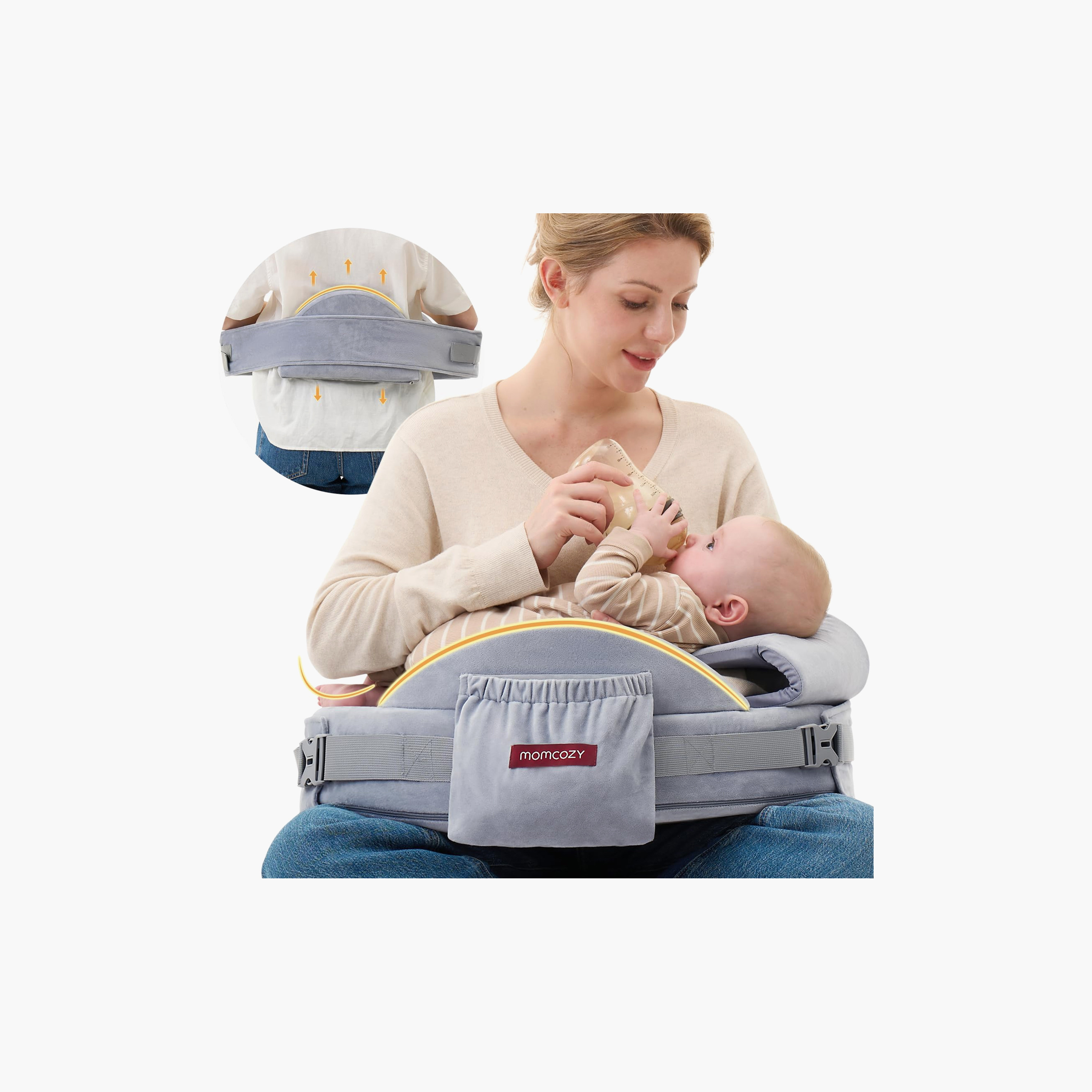Momcozy CozyPro Nursing Pillow with Portable Pocket-baby-feeding-accessories-image-4