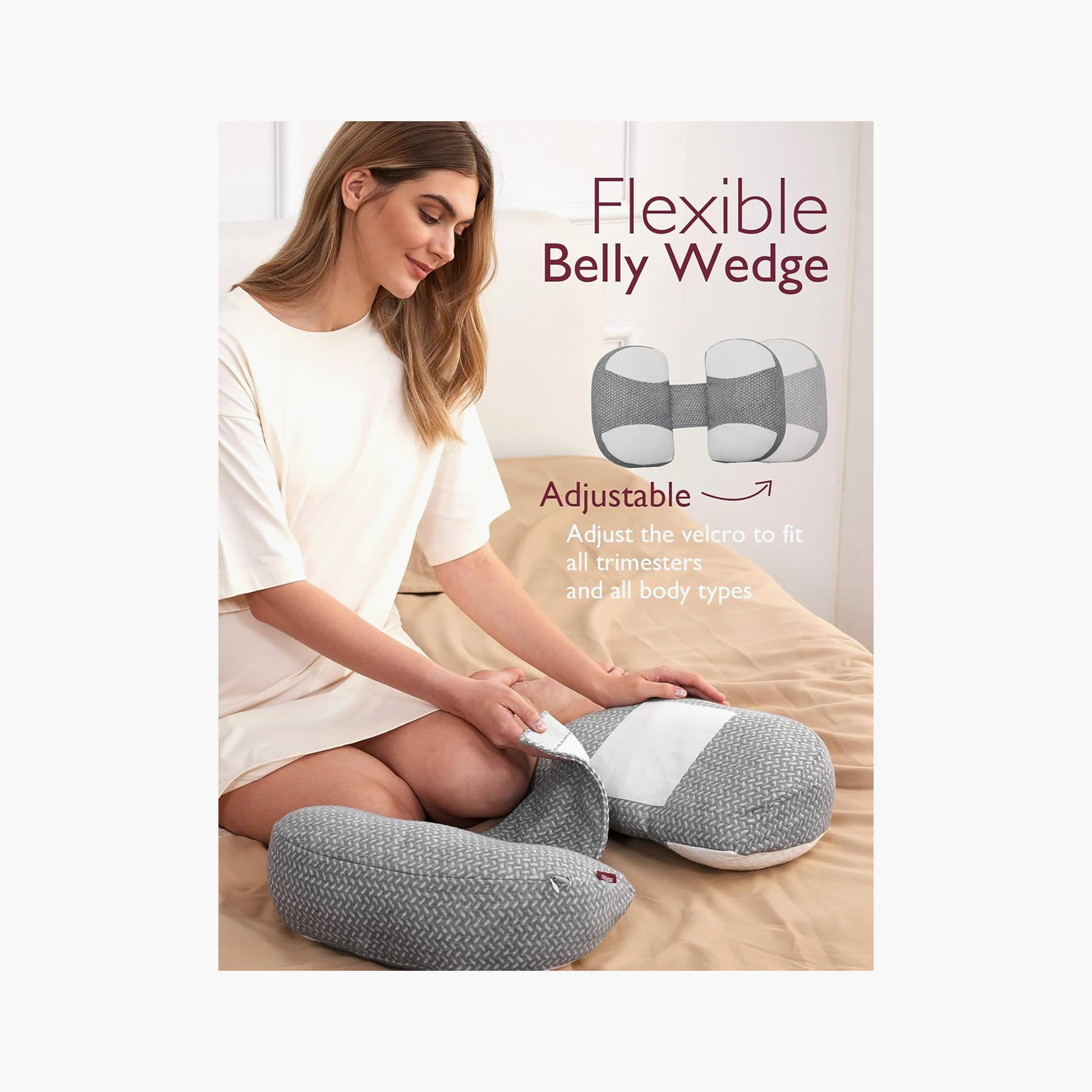 Momcozy Plus W-Shaped Pregnancy Wedge Pillow-baby-maternalcare-pregnancypillows-image-4