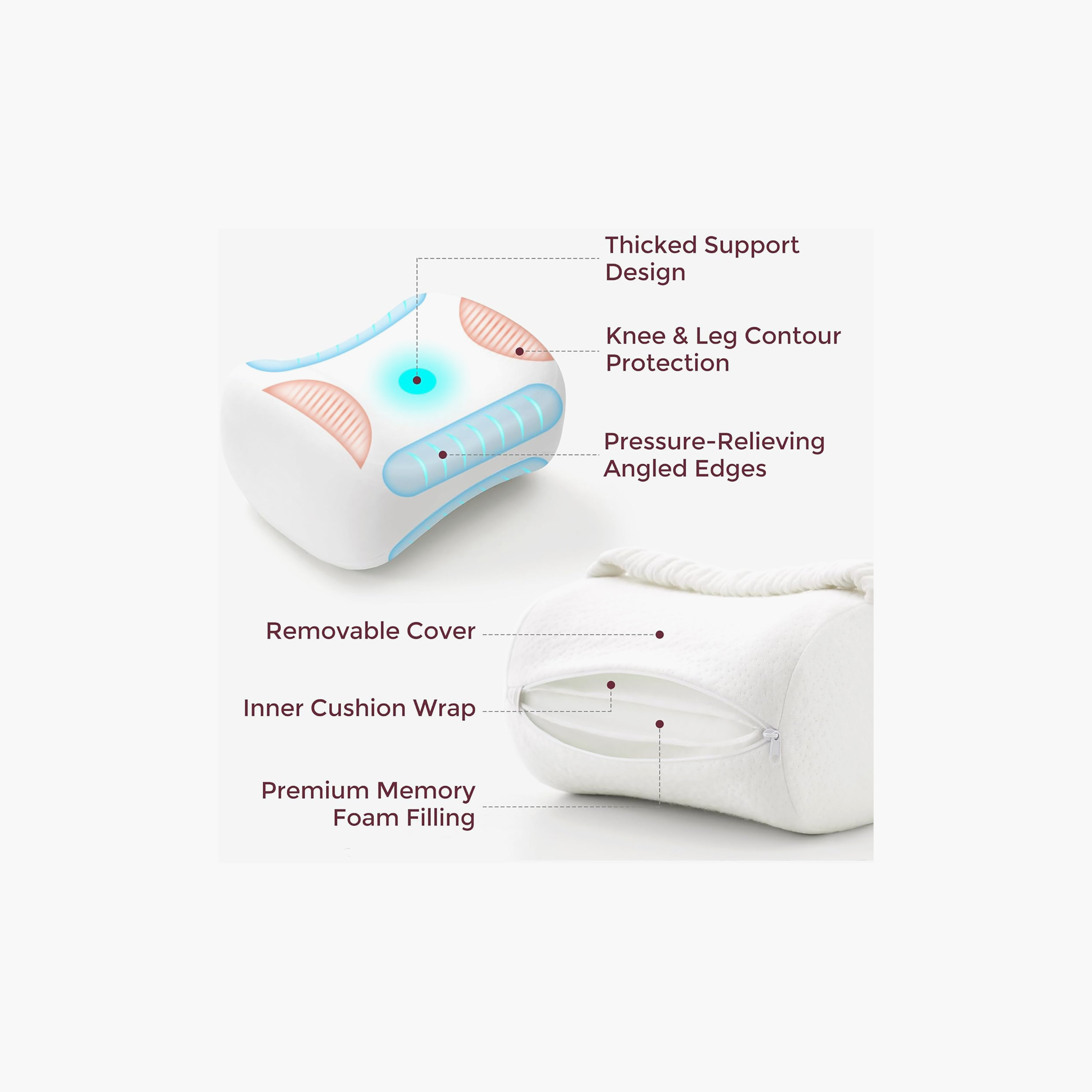 Momcozy Knee Pillow with Memory Foam-baby-feeding-accessories-image-2