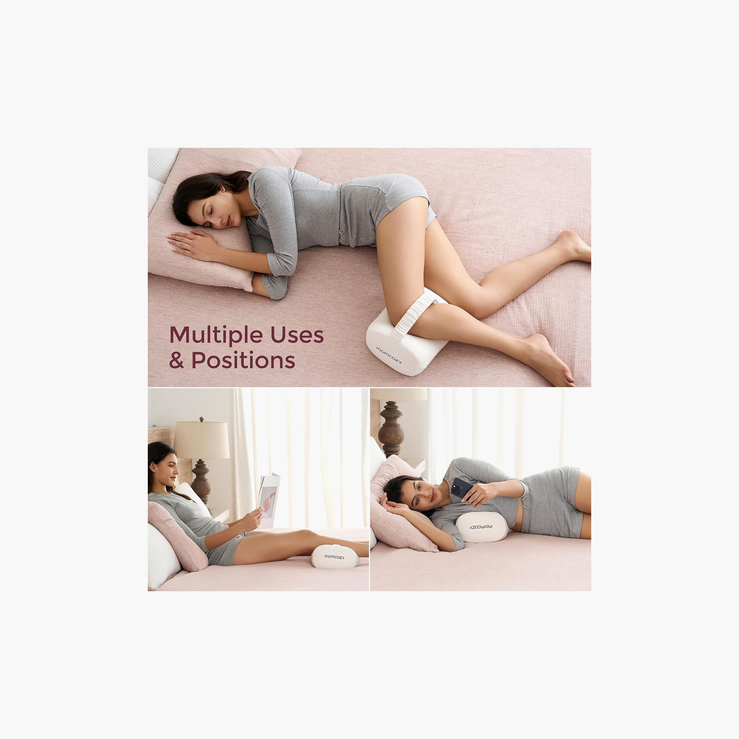Momcozy Knee Pillow with Memory Foam-baby-feeding-accessories-image-4