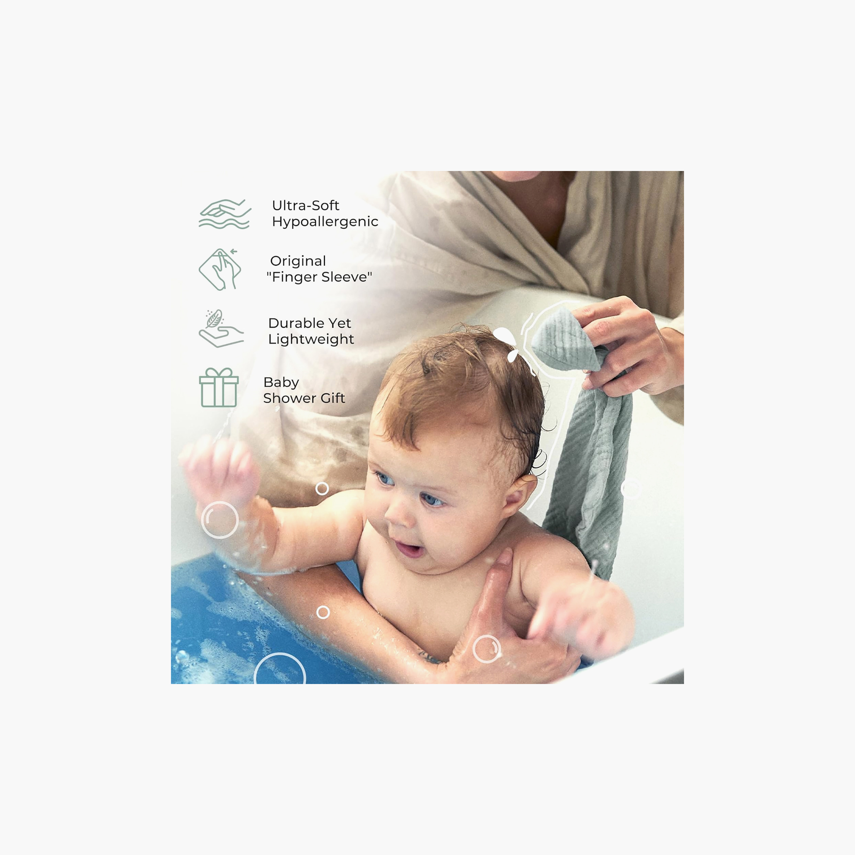 مناشف غسيل قطن فائقة النعومة 5 قطع من موم كوزي-baby-bathandcare-towels-image-4