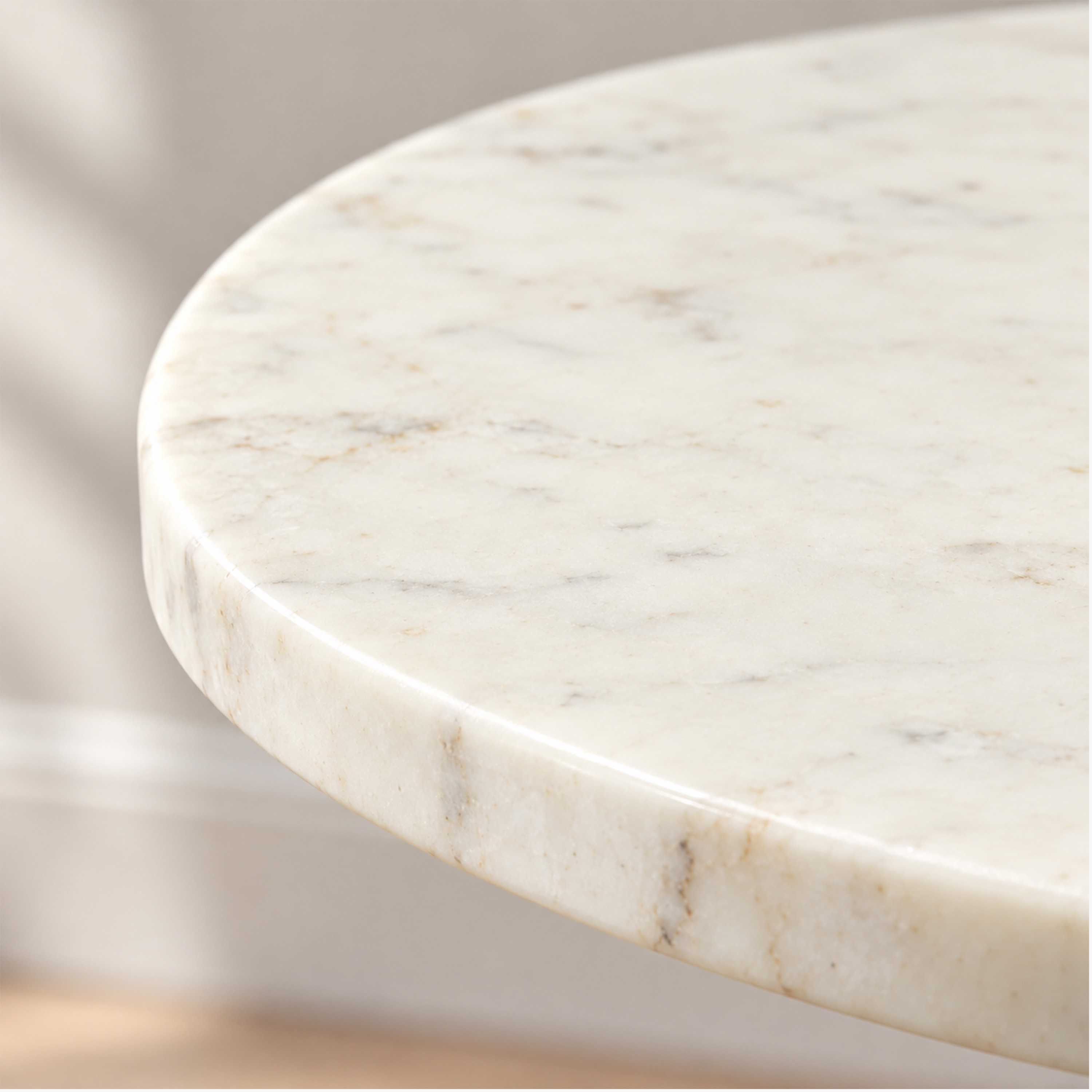 Crafted by lifestyle Marble Top Round Side Table-furniture-livingroom-sideandendtables-image-4