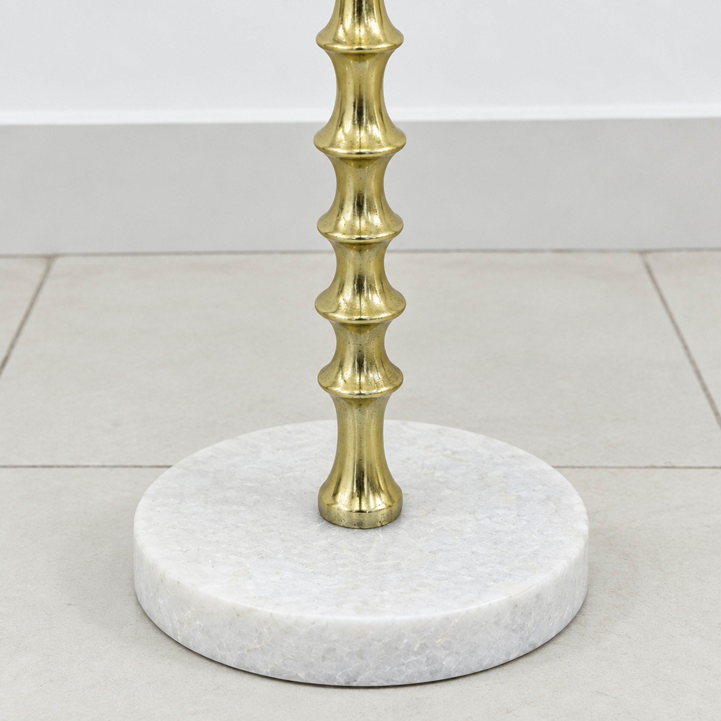 Crafted by lifestyle Marble Top Round Side Table-furniture-livingroom-sideandendtables-image-5