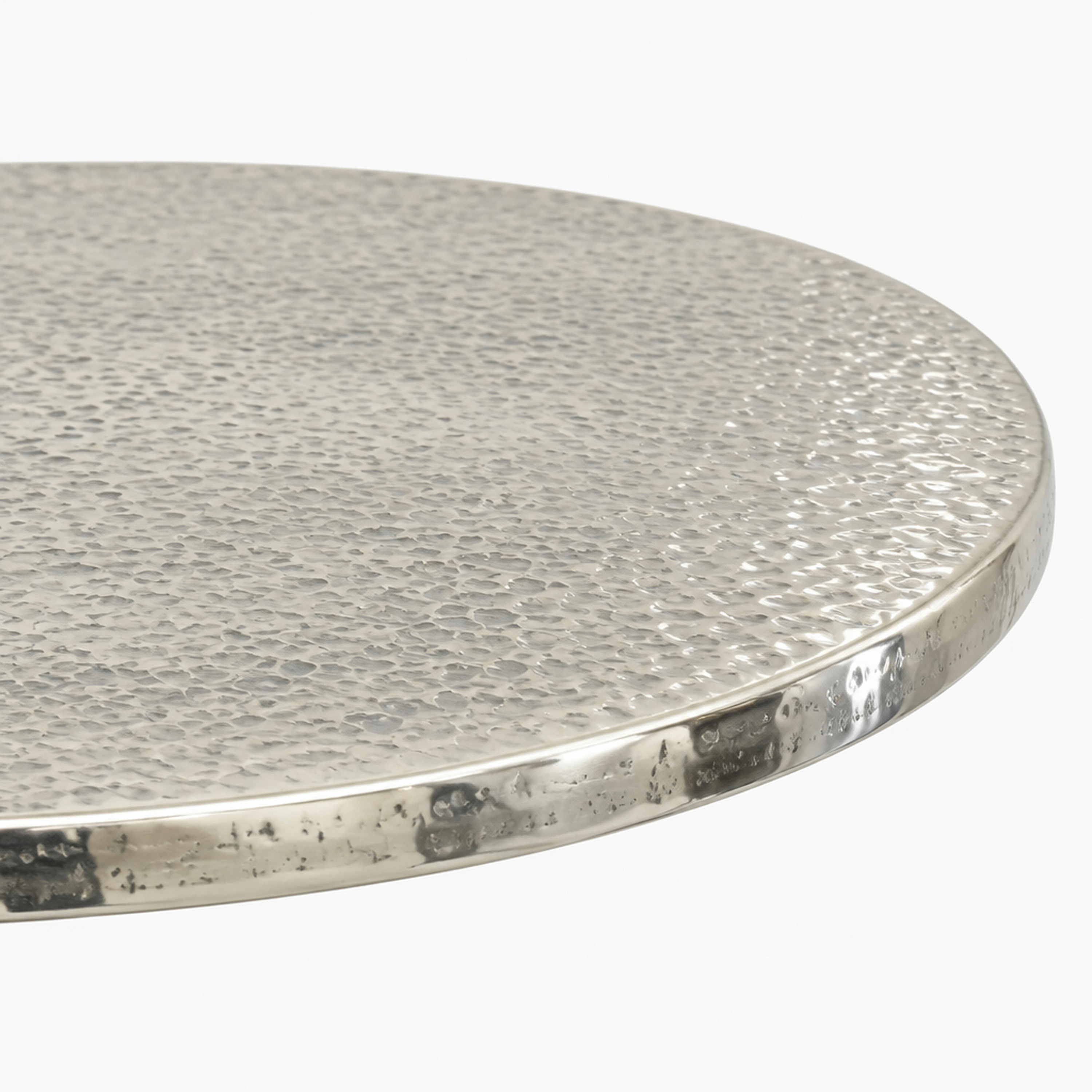 Crafted by lifestyle Aluminium Top Round Side Table-furniture-livingroom-sideandendtables-image-4