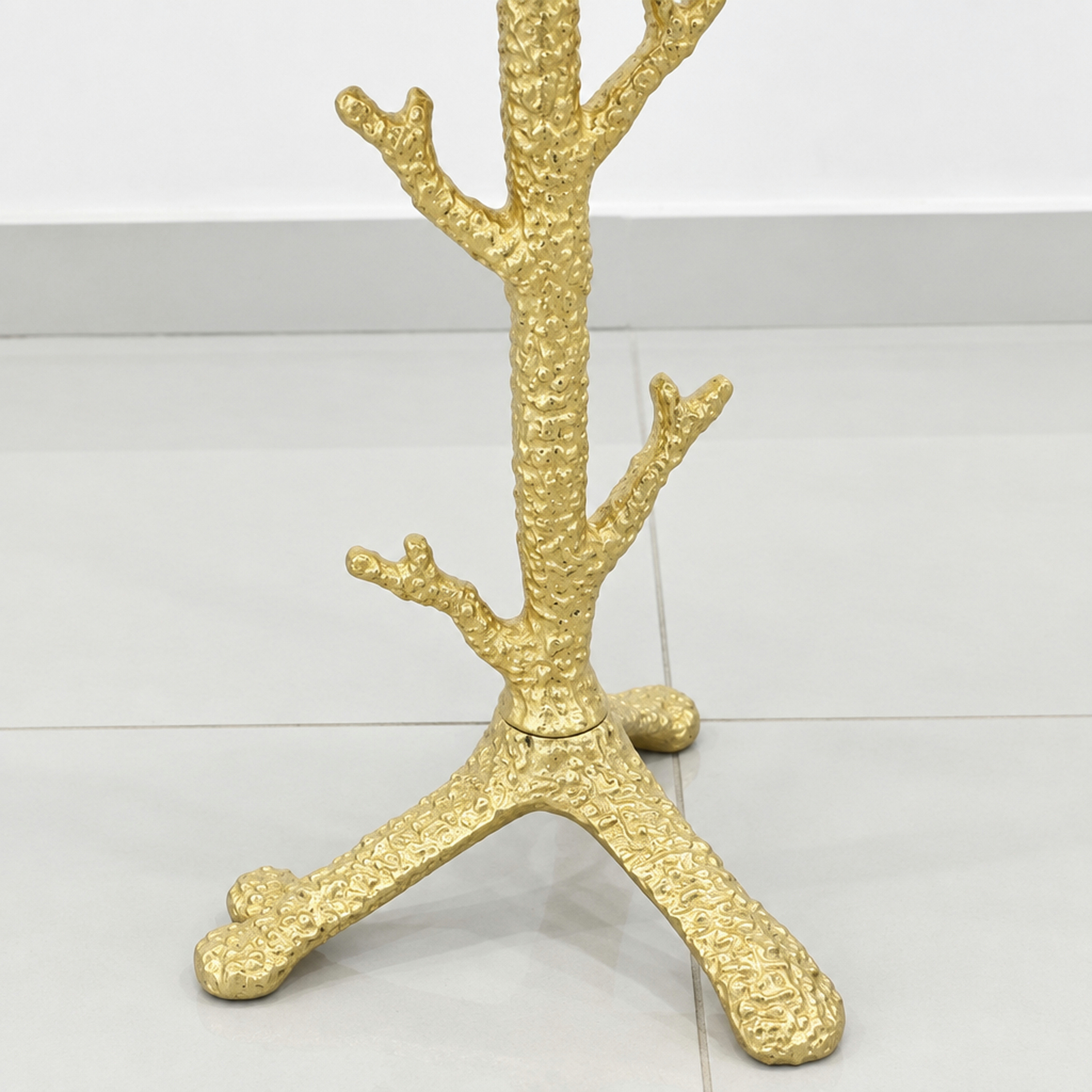Crafted by lifestyle Marble Top Round Side Table-furniture-livingroom-sideandendtables-image-5