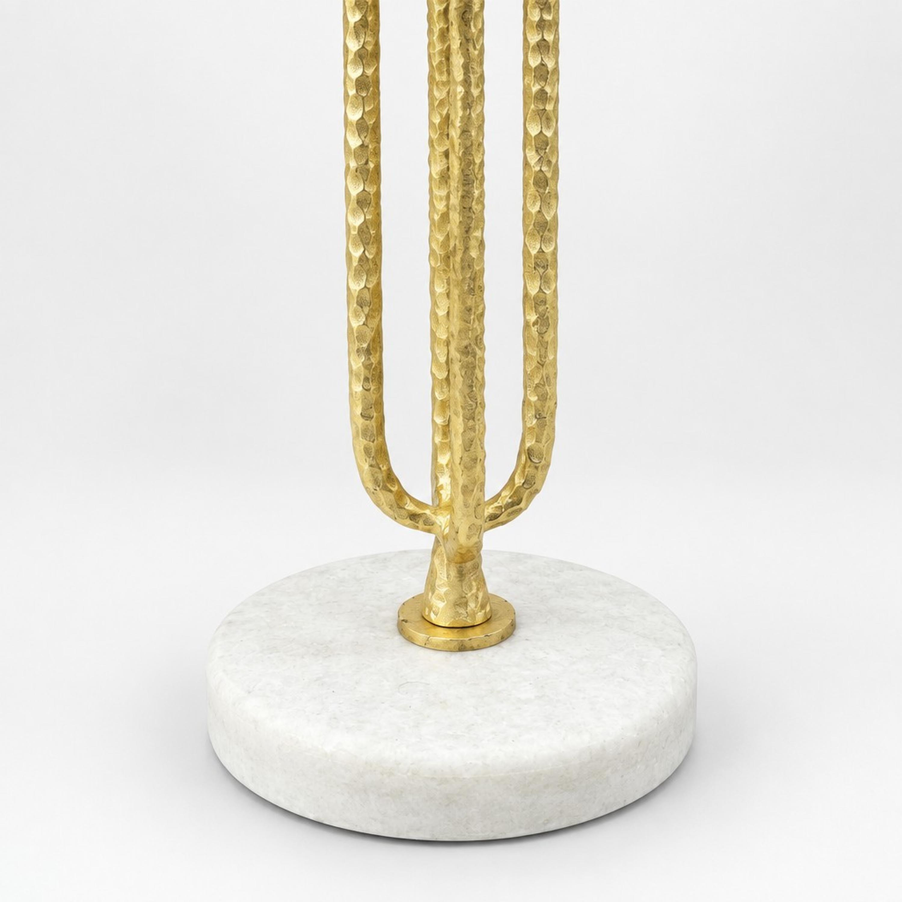 Crafted by lifestyle Marble Top Round Side Table-furniture-livingroom-sideandendtables-image-10