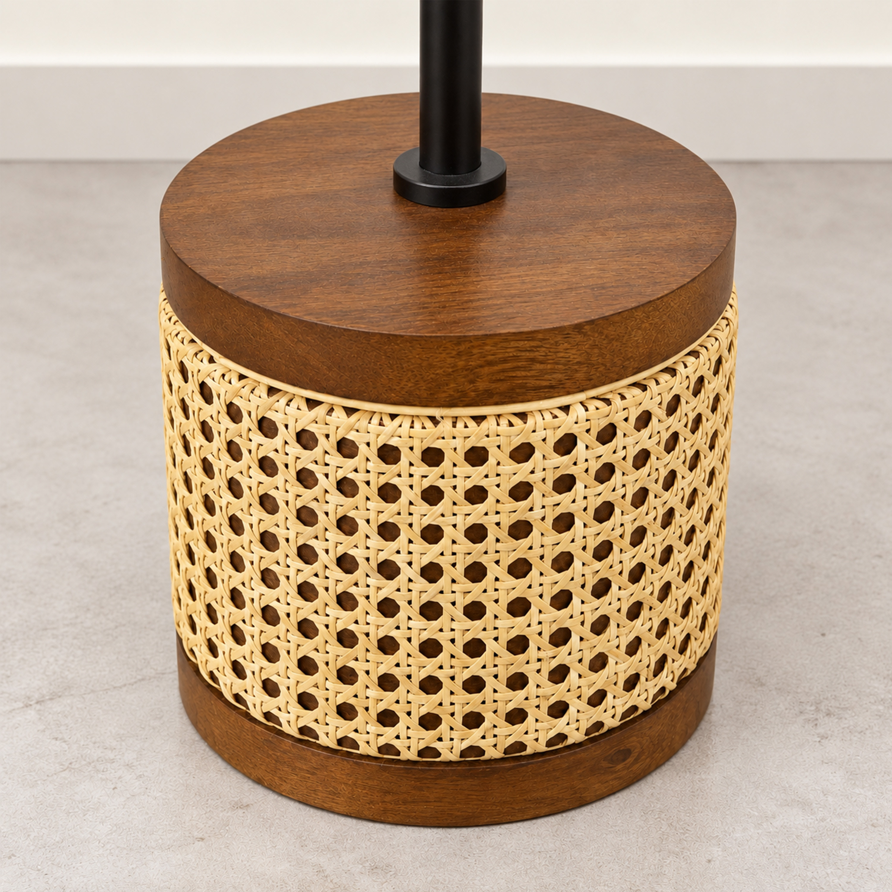 Crafted by lifestyle Mango Wood Top Round Side Table-furniture-livingroom-sideandendtables-image-5