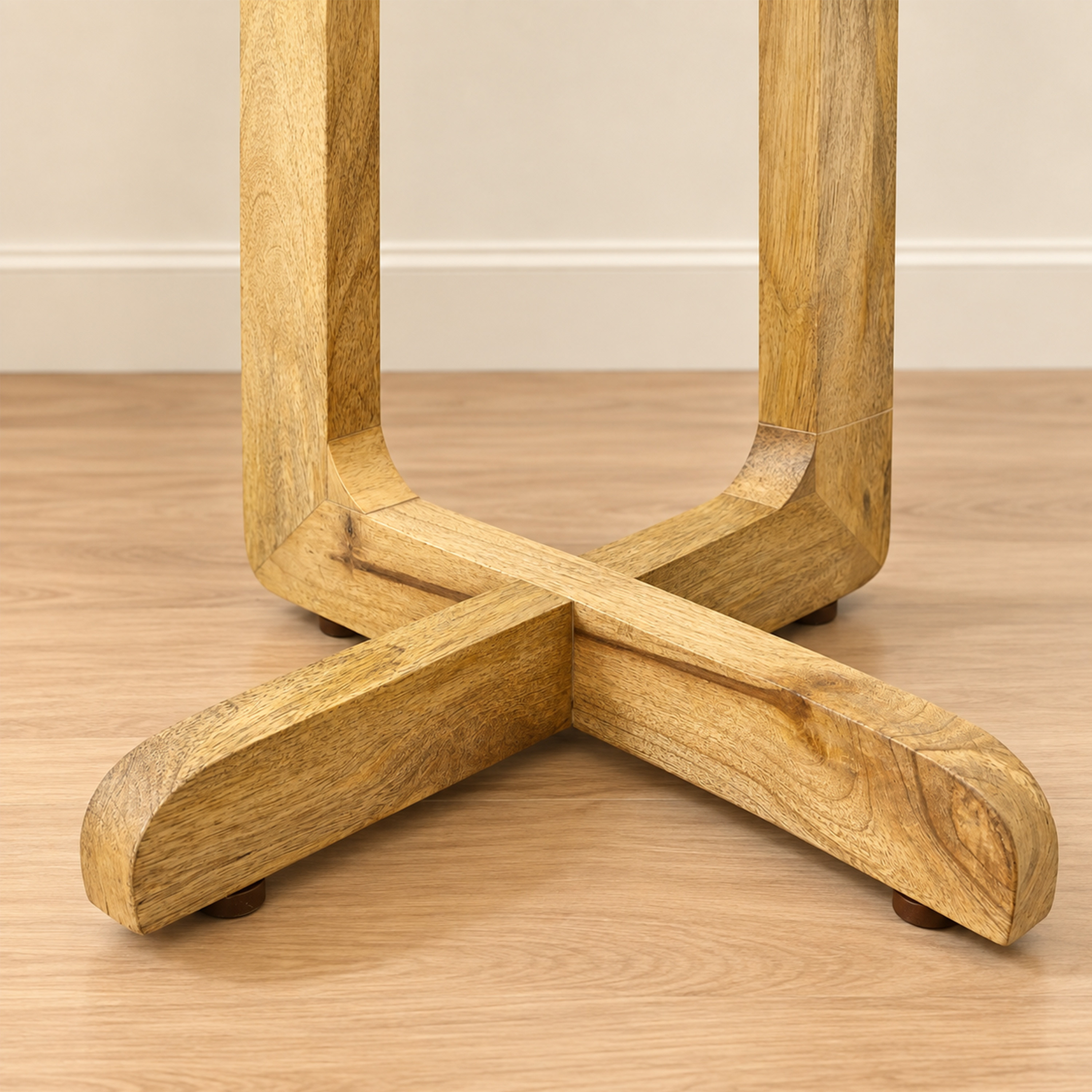 طاولة جانبية مستديرة بسطح من خشب المانجو، مصنوعة من قبل لايف ستايل-furniture-livingroom-sideandendtables-image-5