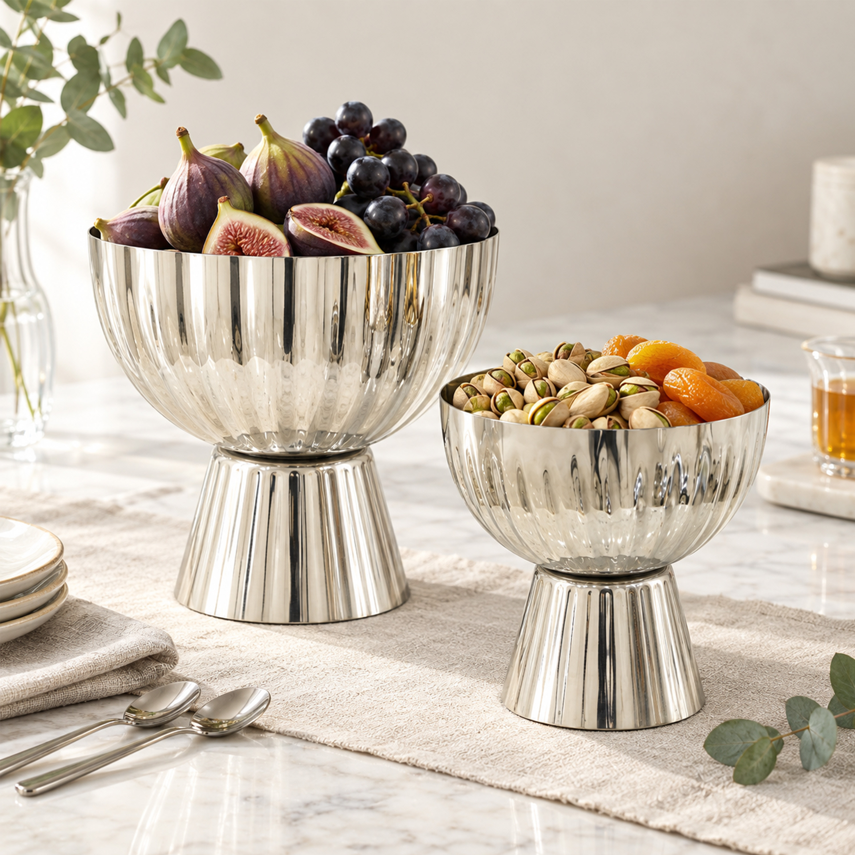 Crafted By Lifestyle Hand-Hammered Steel Serving Bowl With Lid - 16.5 Cm-household-dining-dinnerware-bowls-image-5
