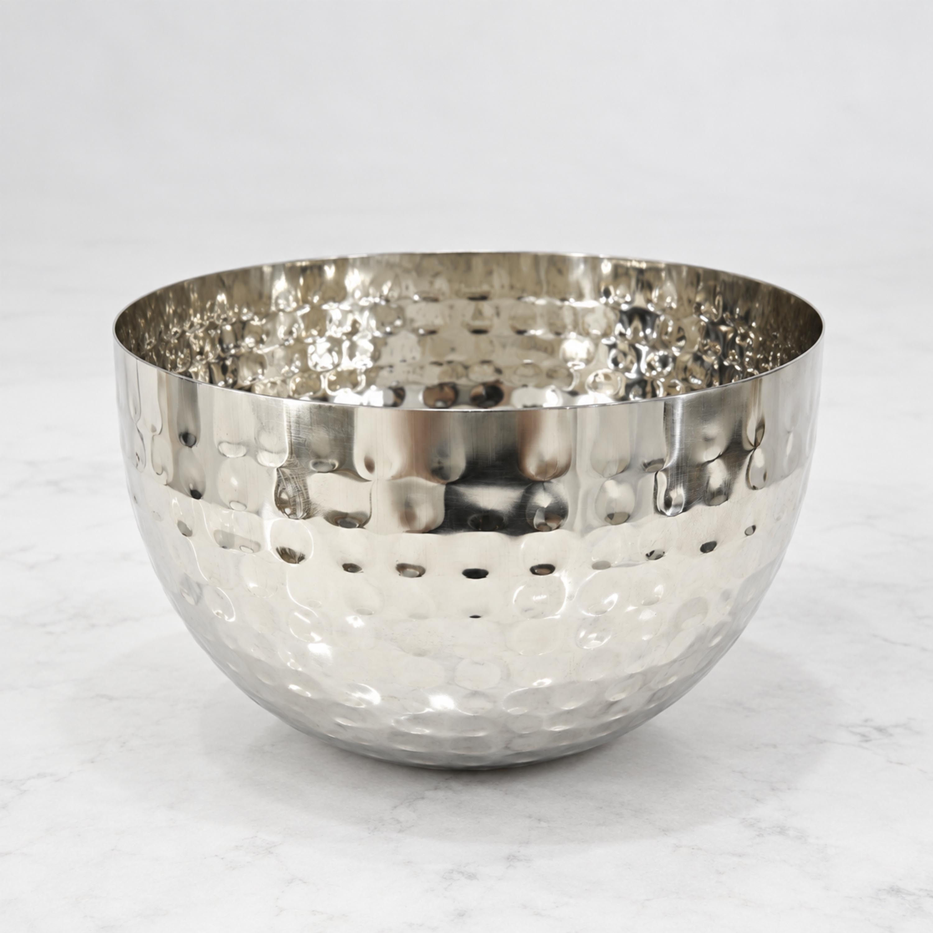 Crafted By Lifestyle Hand-Hammered Steel Serving Bowl - 15 Cm-household-dining-dinnerware-bowls-image-1