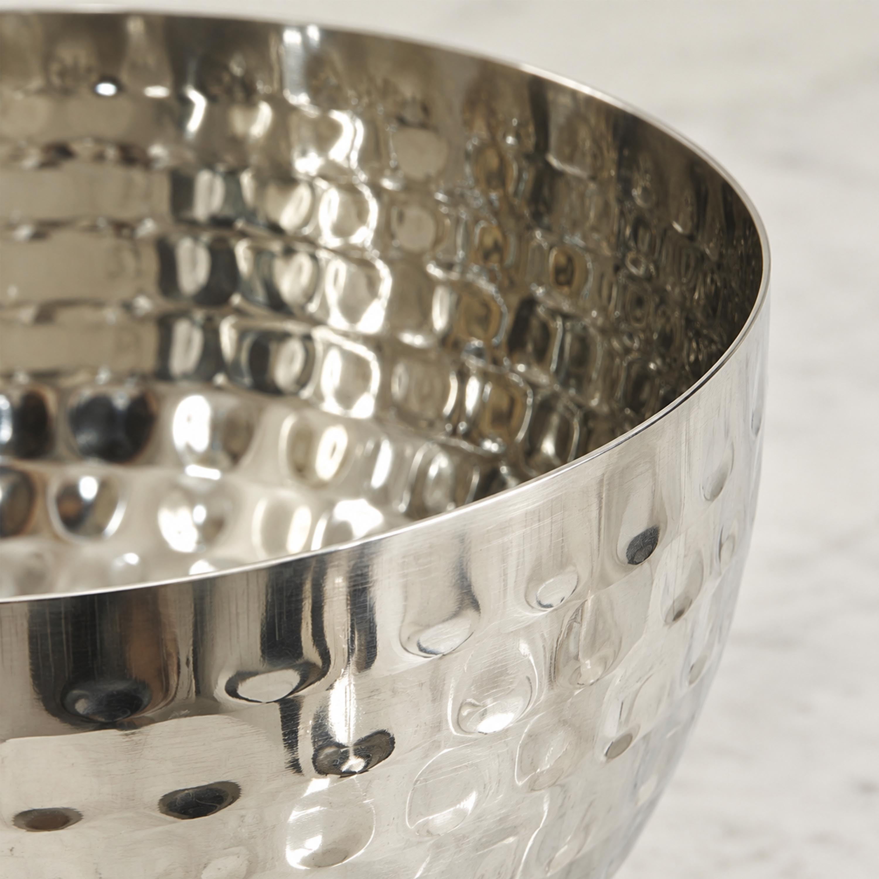 وعاء تقديم من الستانلس ستيل مطروق يدويًا - 15 سم-household-dining-dinnerware-bowls-image-4