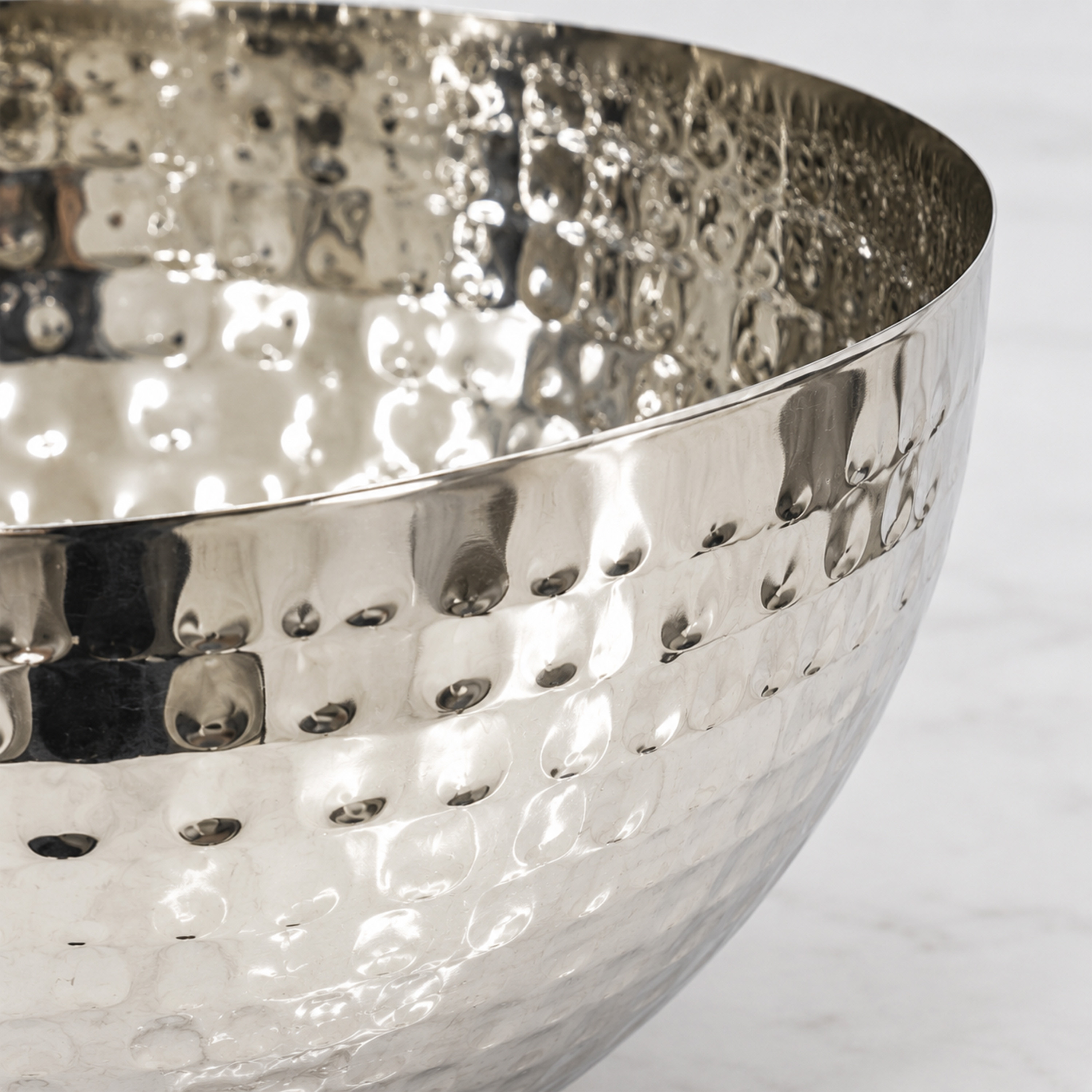 Crafted By Lifestyle Hand-Hammered Steel Serving Bowl - 25 Cm-household-dining-dinnerware-bowls-image-4