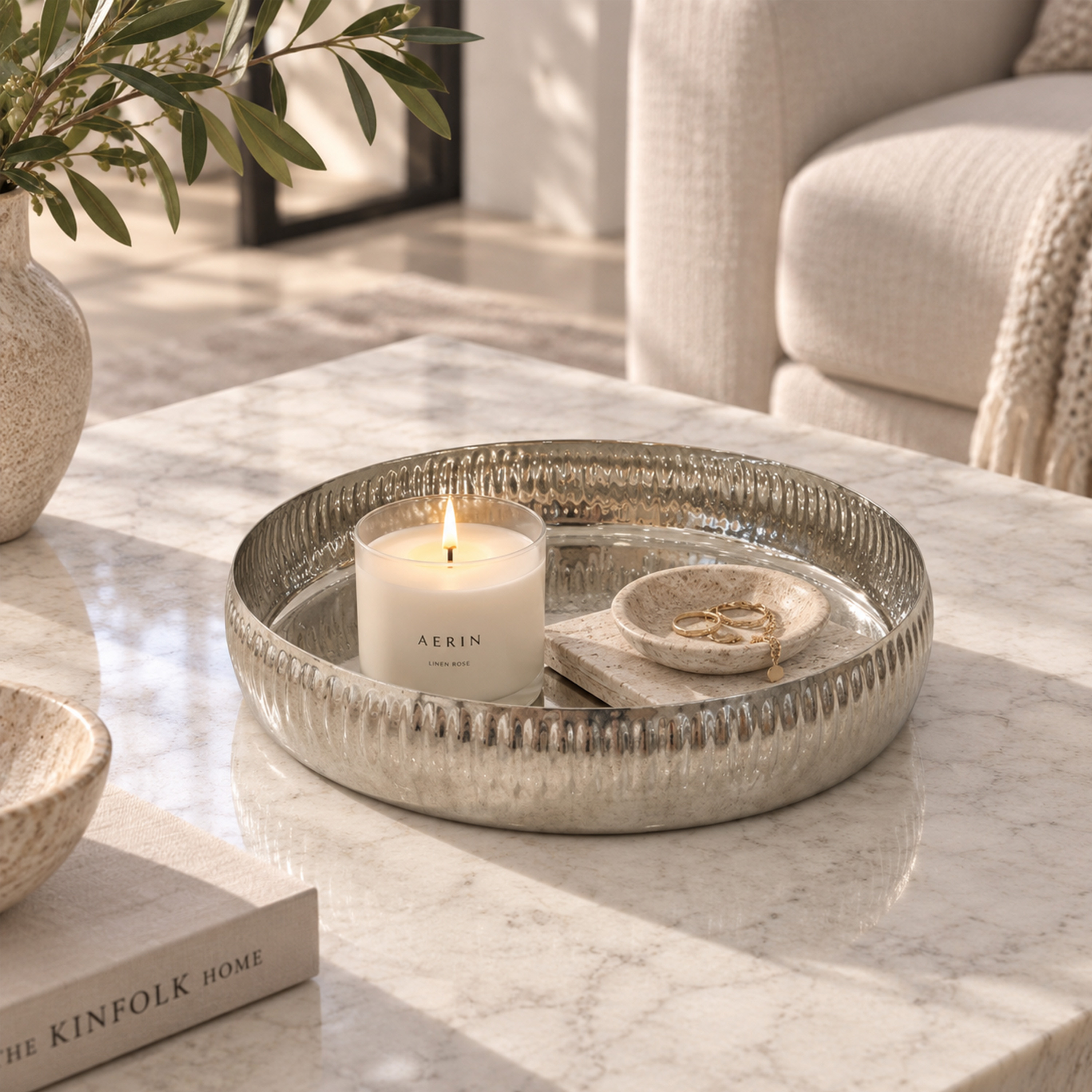 وعاء تقديم مصنوع يدويًا من الفولاذ المطروق من شركة لايف ستايل - 32 سم-household-dining-dinnerware-bowls-image-3