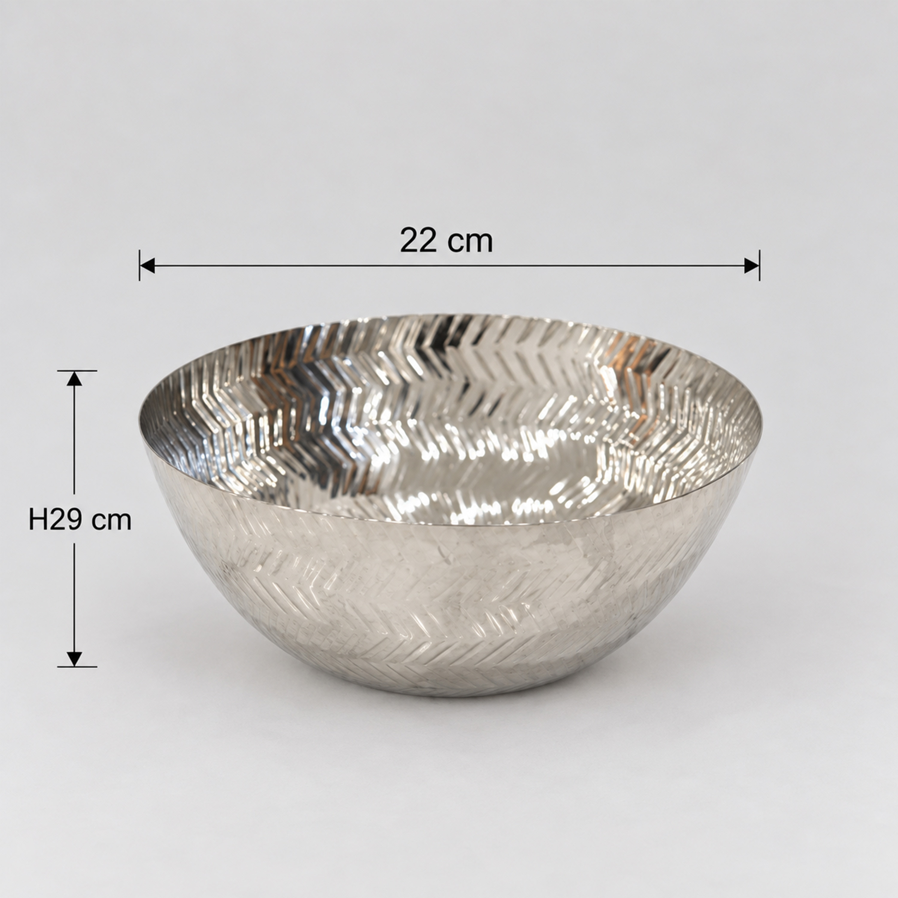 وعاء تقديم من الفولاذ المقاوم للصدأ من صنع لايف ستايل-household-dining-dinnerware-bowls-image-2