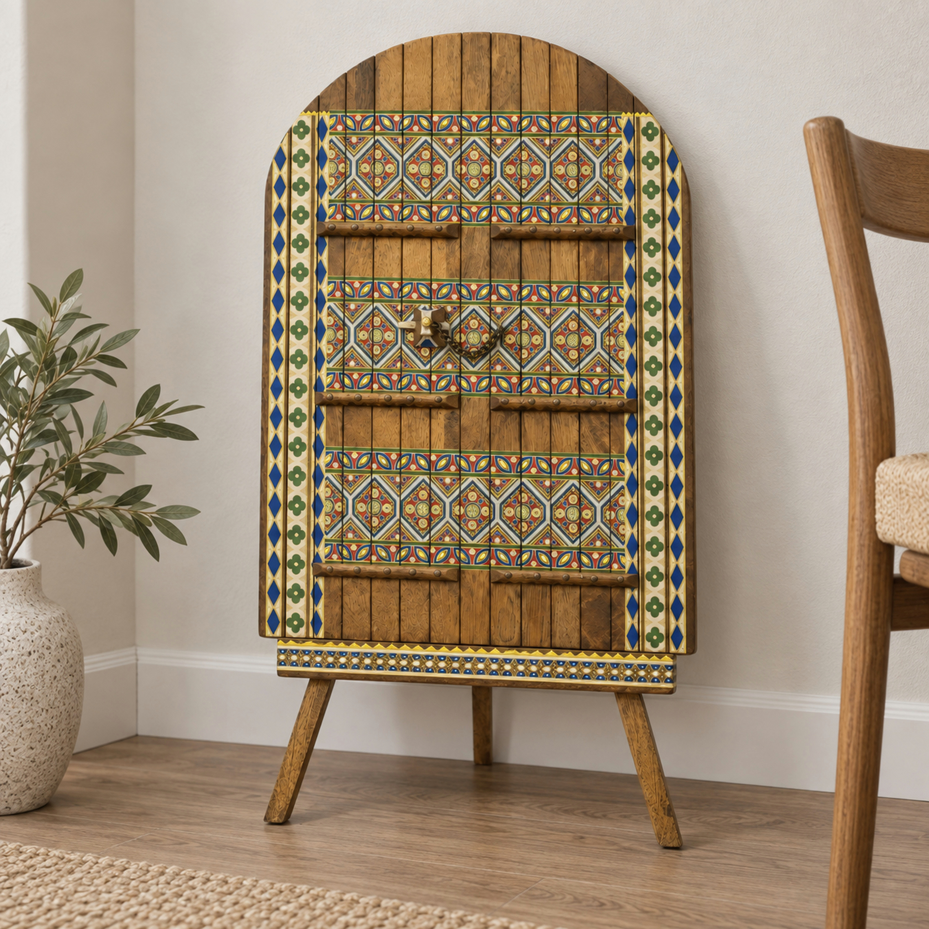 Crafted By Lifestyle Wood Arched Mosaic Wall Panel - Set Of 2-household-walldecorandmirrors-wallaccents-image-3