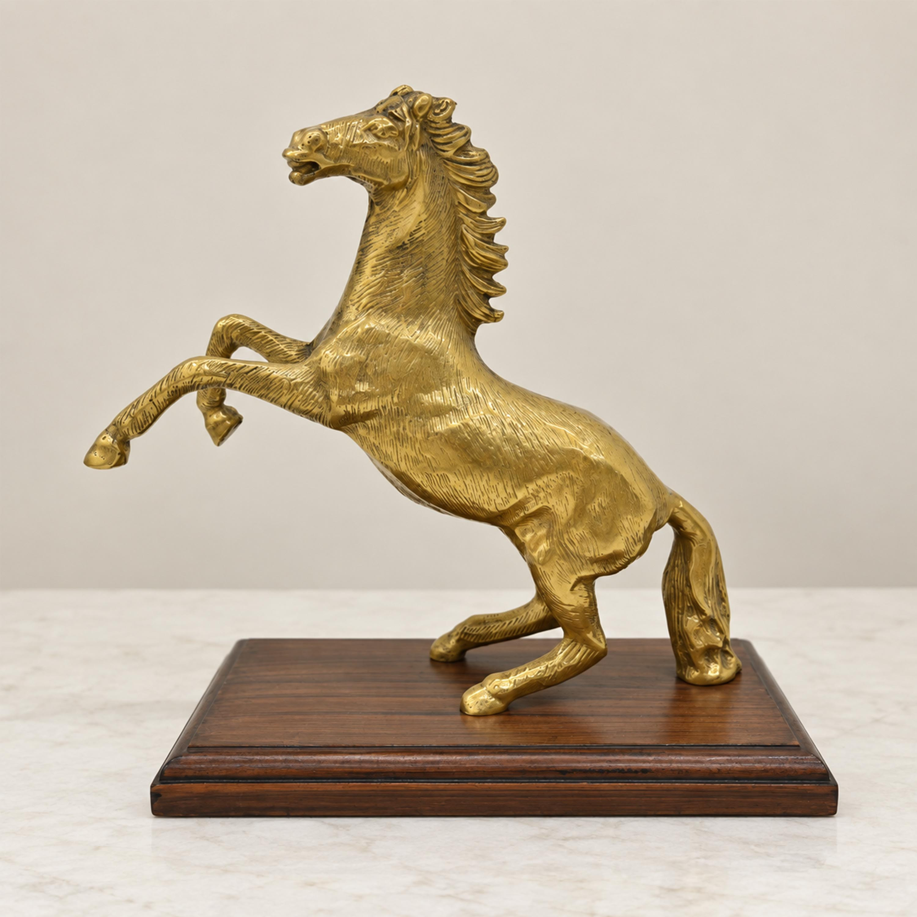 تمثال حصان نحاسي - كبير-household-decor-decorativeobjectsandsculptures-image-1