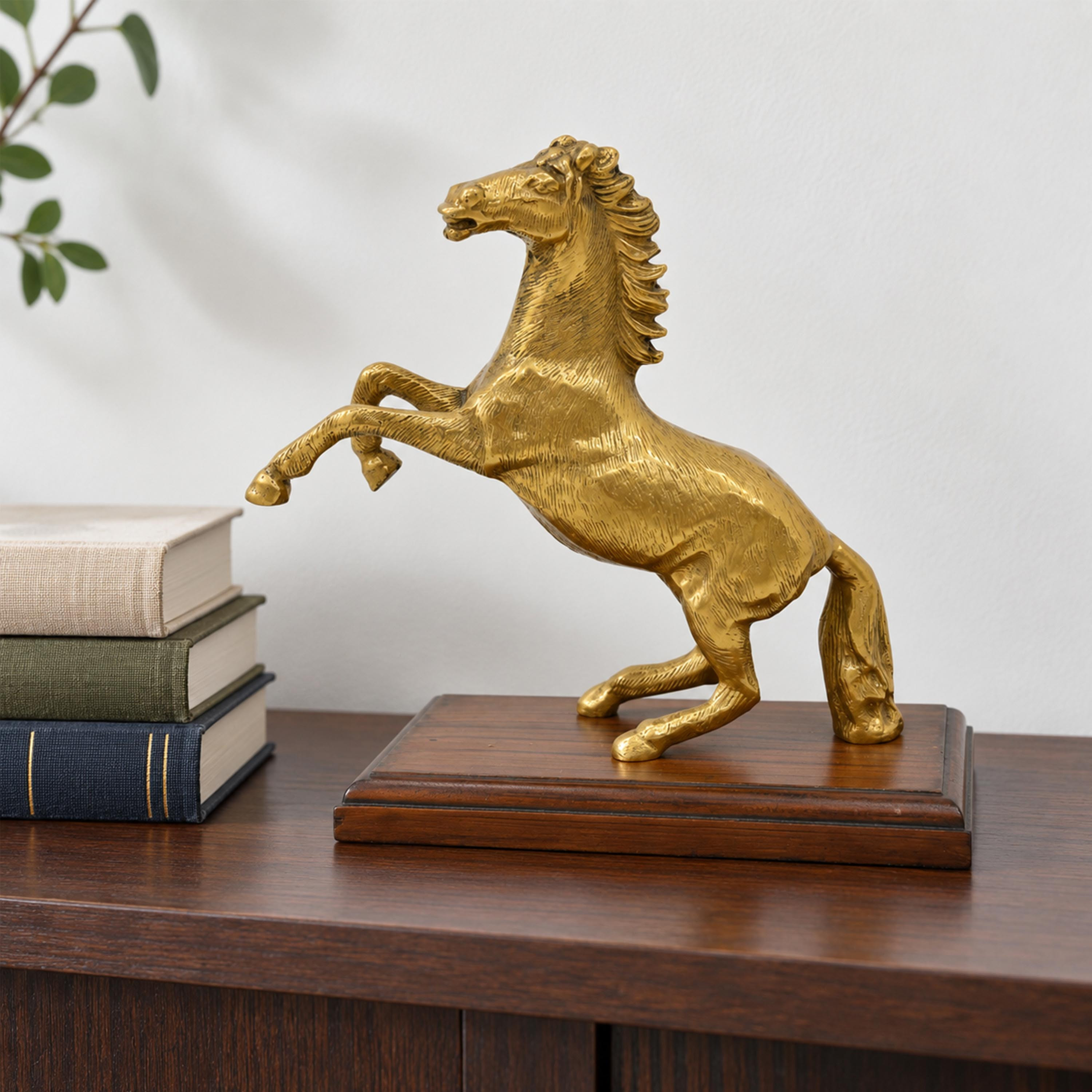 تمثال حصان نحاسي - كبير-household-decor-decorativeobjectsandsculptures-image-3