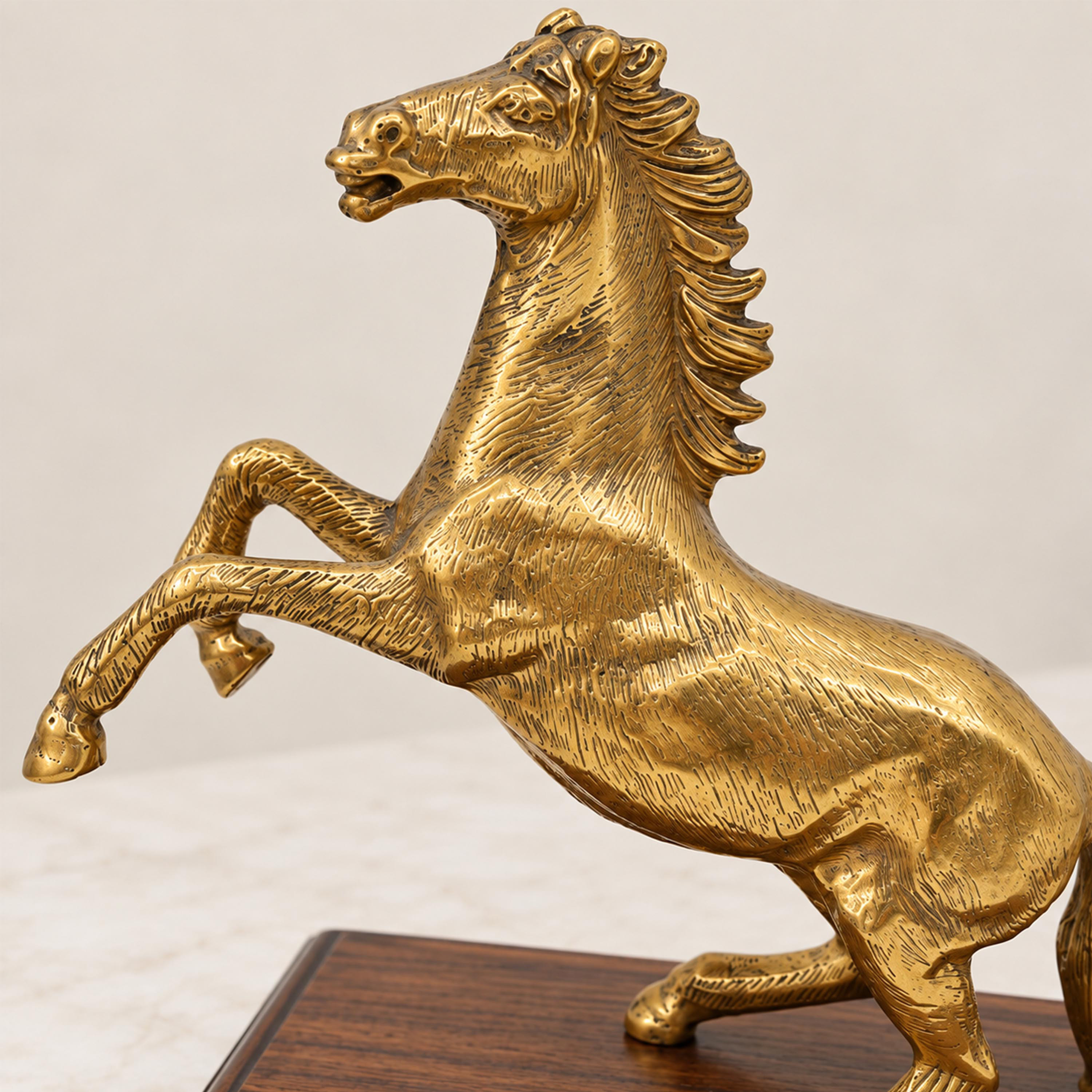 تمثال حصان نحاسي - كبير-household-decor-decorativeobjectsandsculptures-image-4
