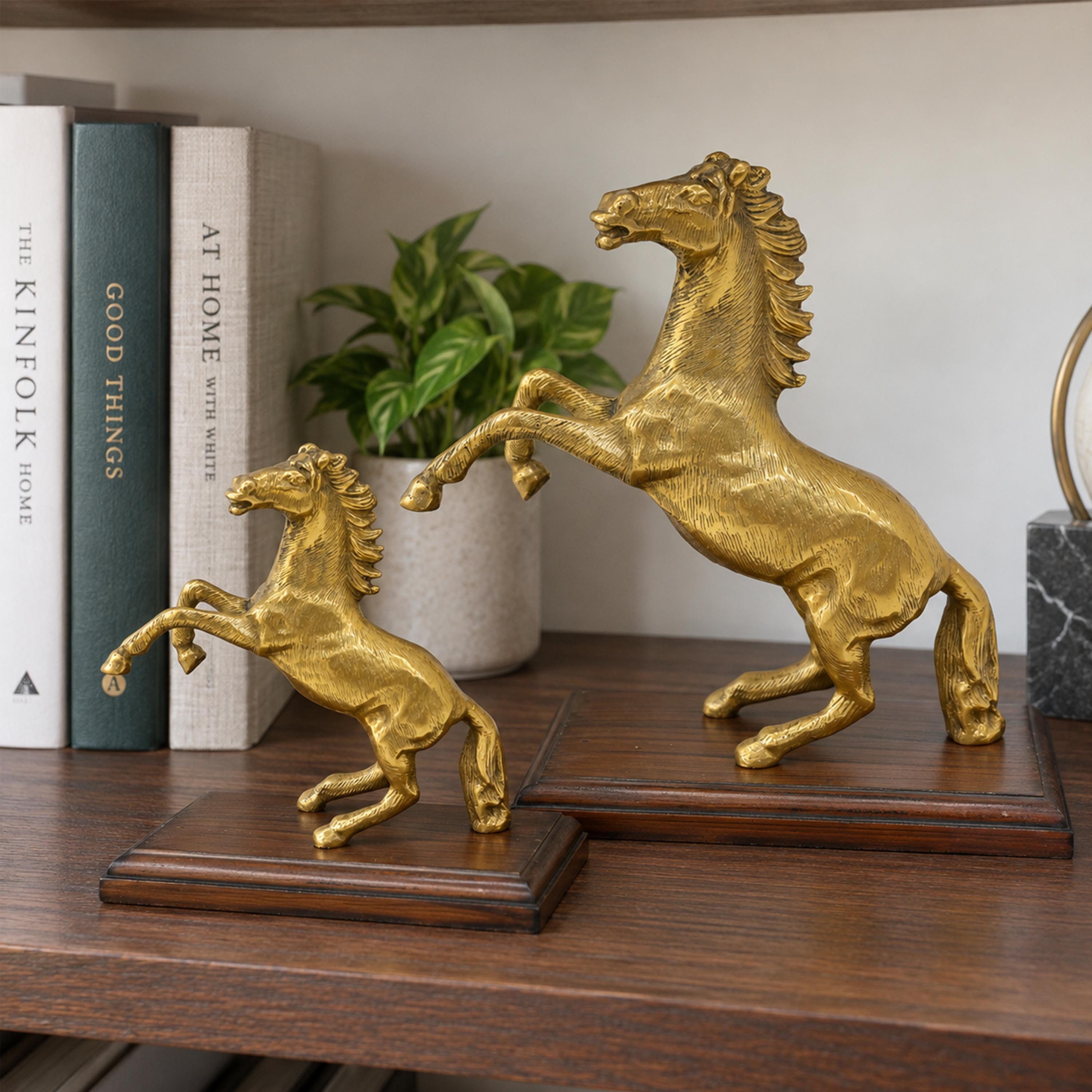 تمثال حصان نحاسي - كبير-household-decor-decorativeobjectsandsculptures-image-5