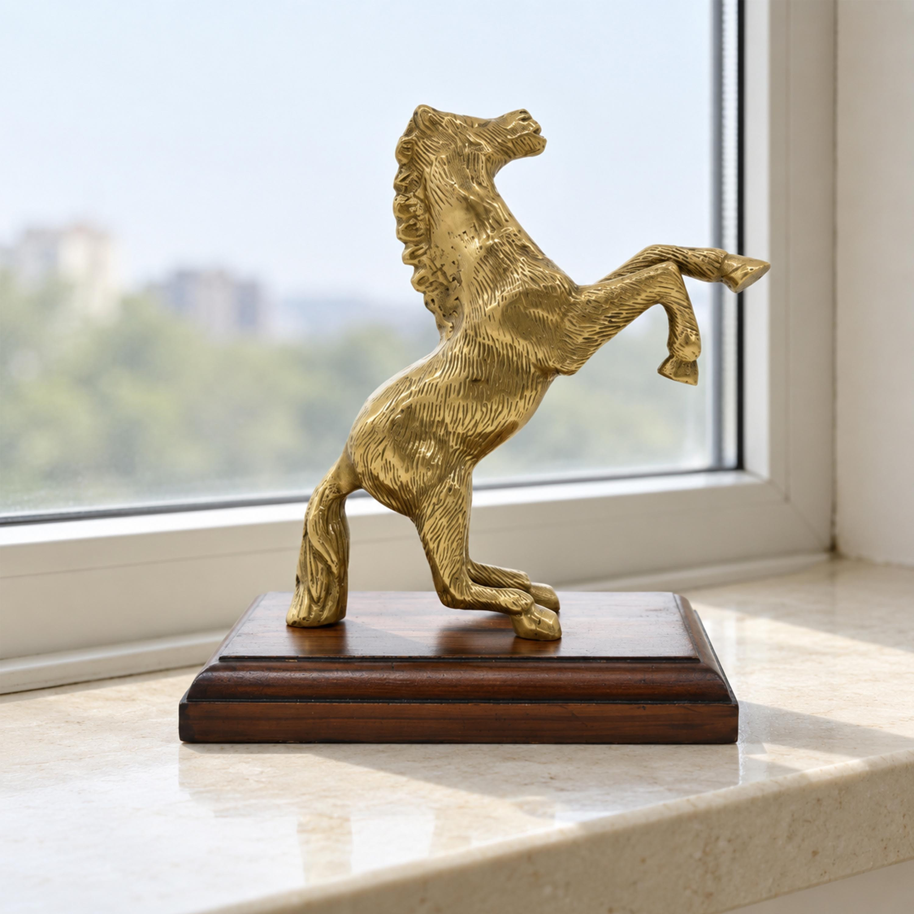 تمثال حصان نحاسي - صغير-household-decor-decorativeobjectsandsculptures-image-5