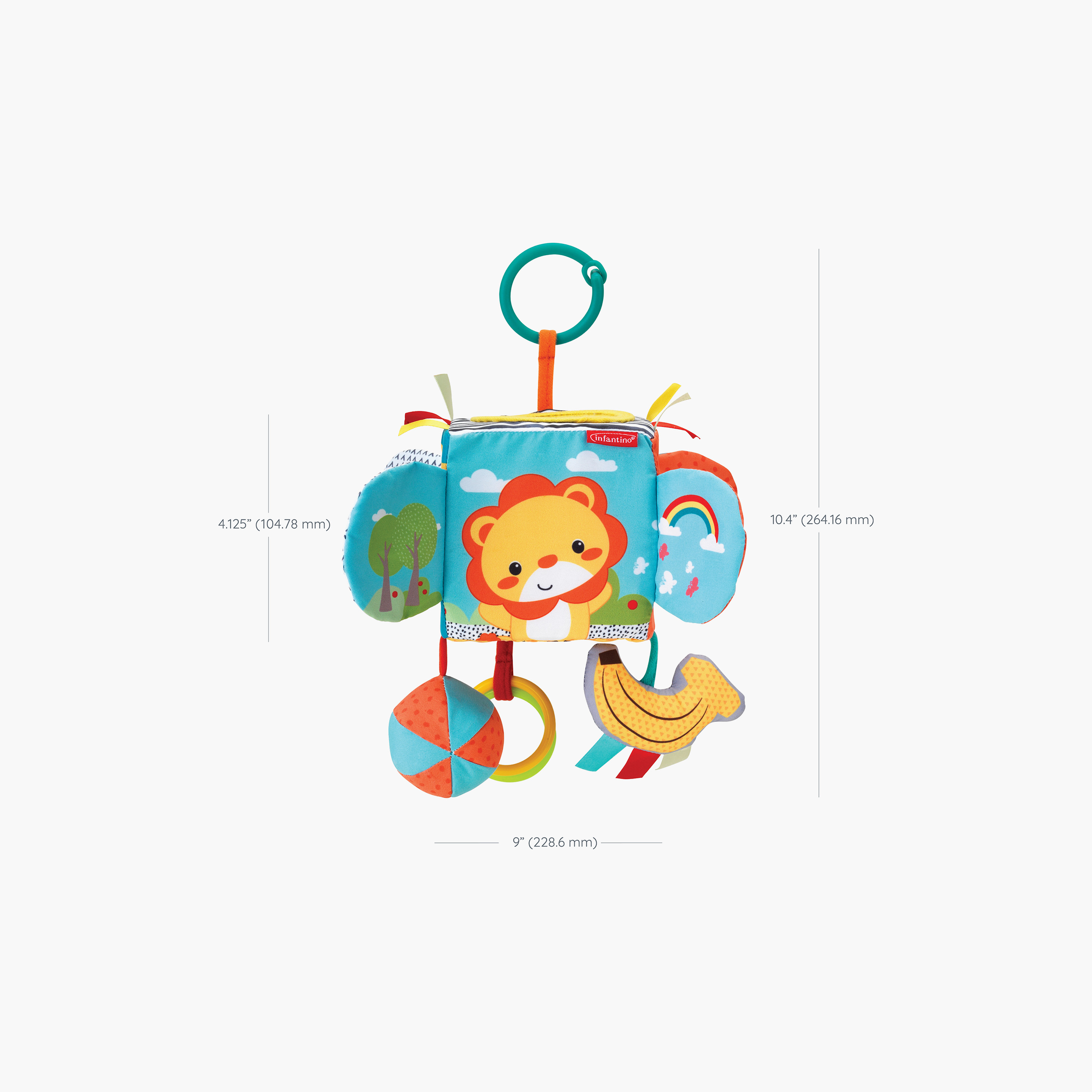 مكعب استكشاف حسي بألعاب قابلة للفصل بيك آند سيك من إنفانتينو-toys-babyandtoddlertoys-learningtoys-image-8