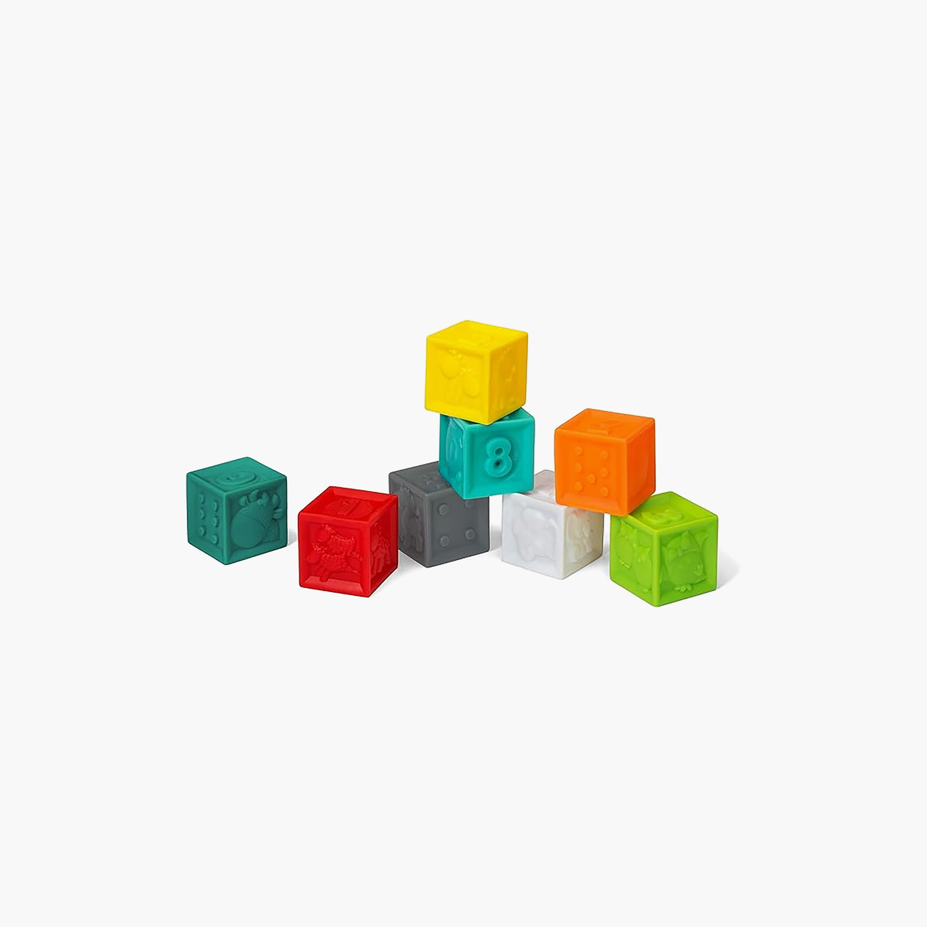 Infantino 8-Piece  Squeeze & Stack Blocks-toys-buildingblocks-blocks-image-2