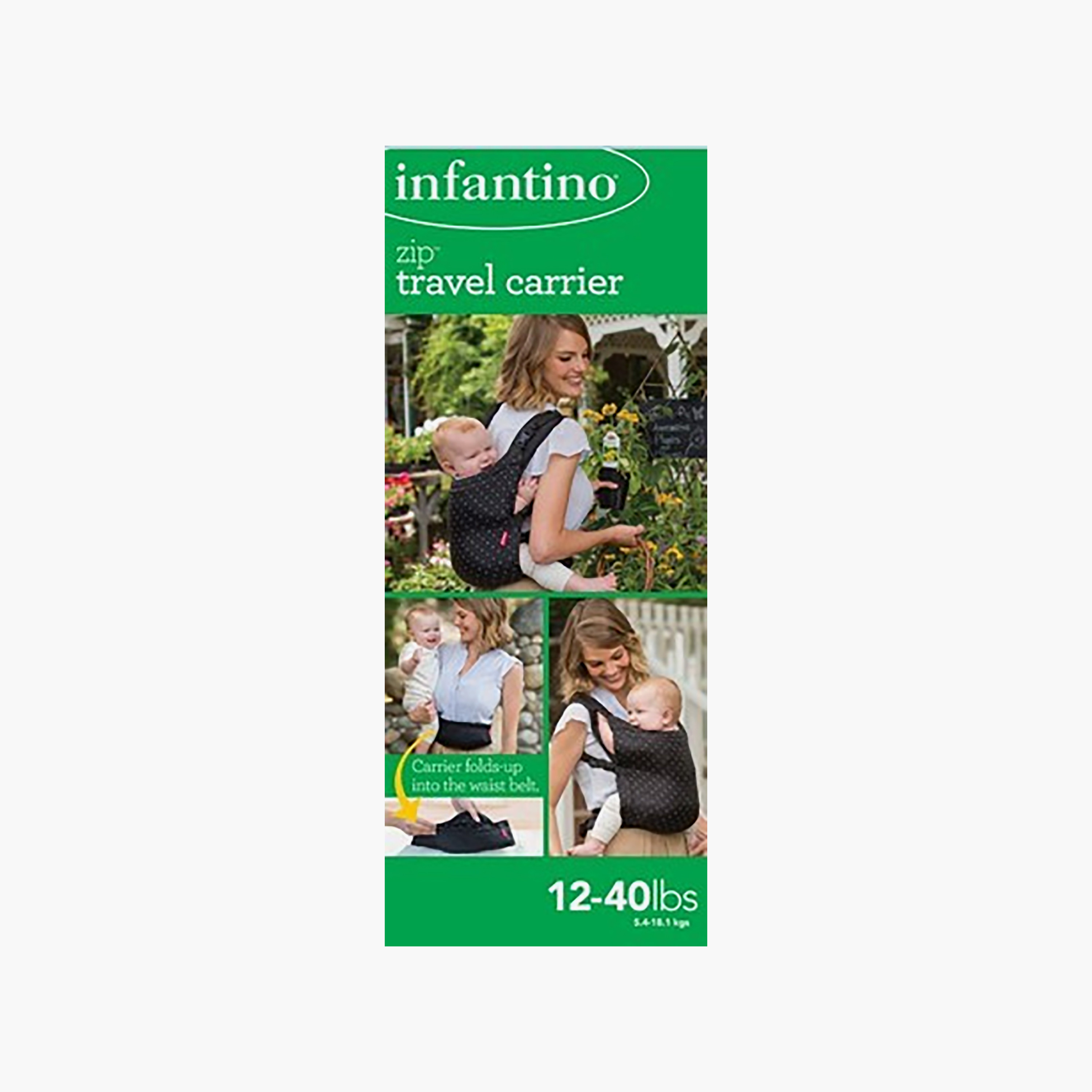 Infantino Zip Travel Carrier with Padded Shoulder Straps & Waist Belt-baby-gear-babycarriers-image-6
