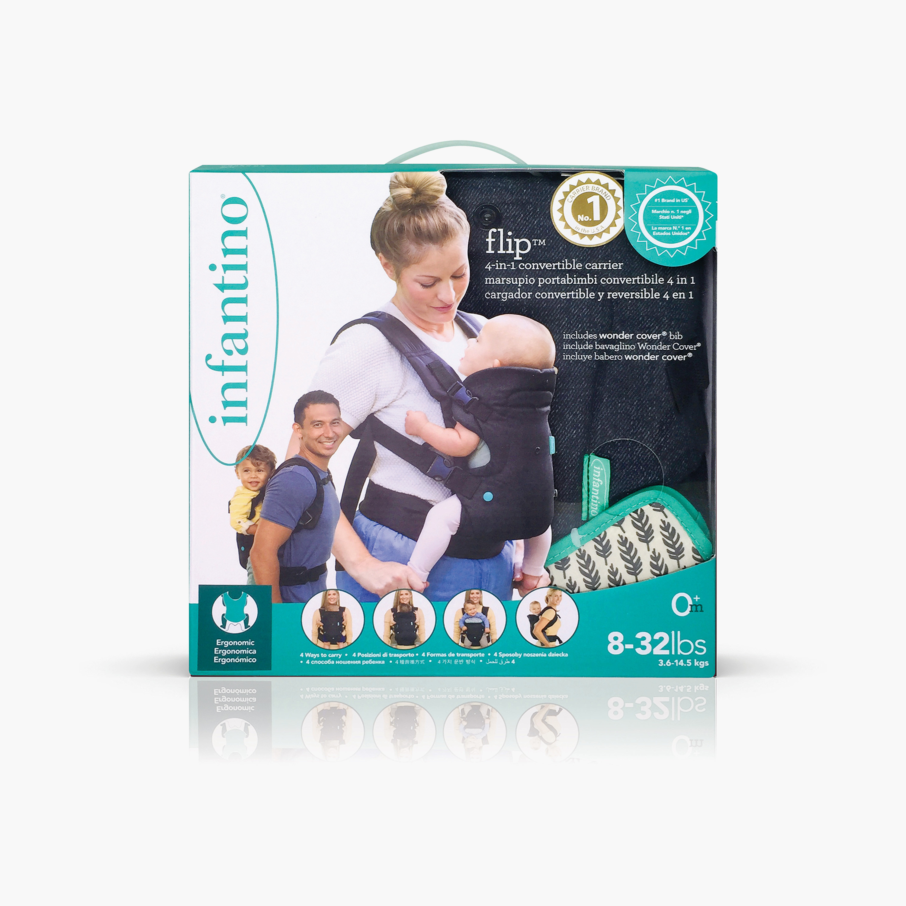 حمالة أطفال قابلة للتحويل 4 في 1 فليب أدفانسد من إنفانتينو-baby-gear-babycarriers-image-7