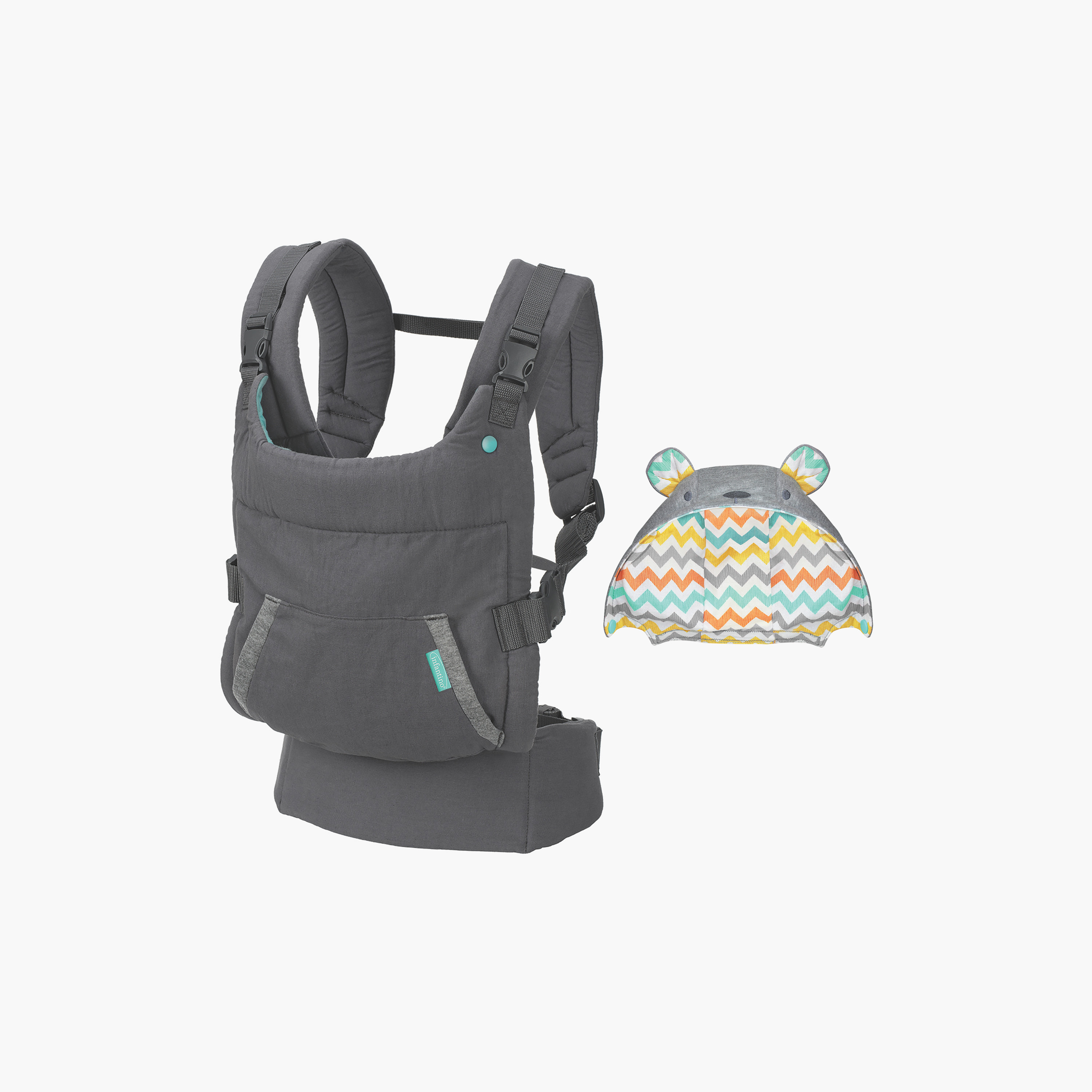 Infantino Cuddle Up Ergonomic Hoodie Carrier-baby-gear-babycarriers-image-1