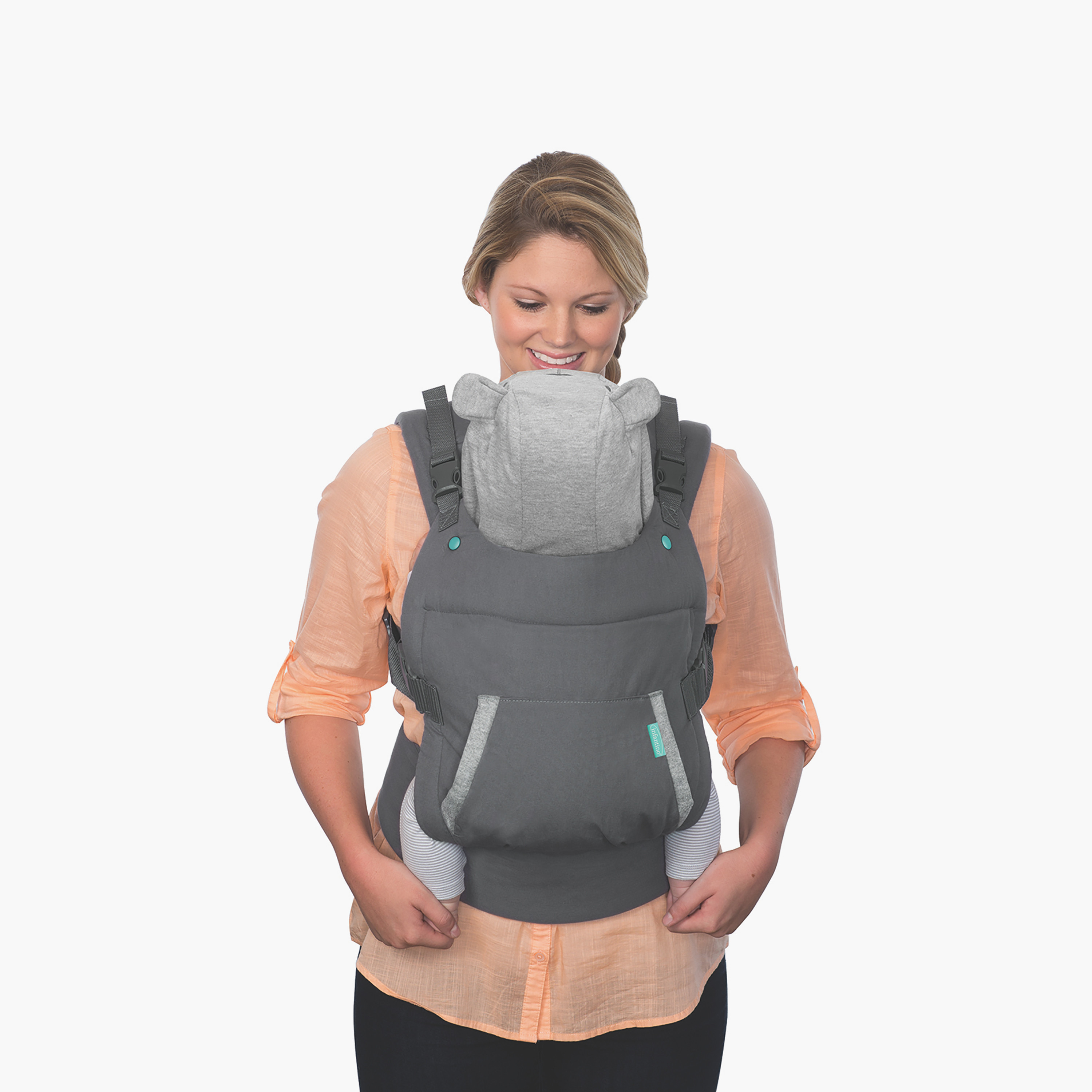 Infantino Cuddle Up Ergonomic Hoodie Carrier-baby-gear-babycarriers-image-3