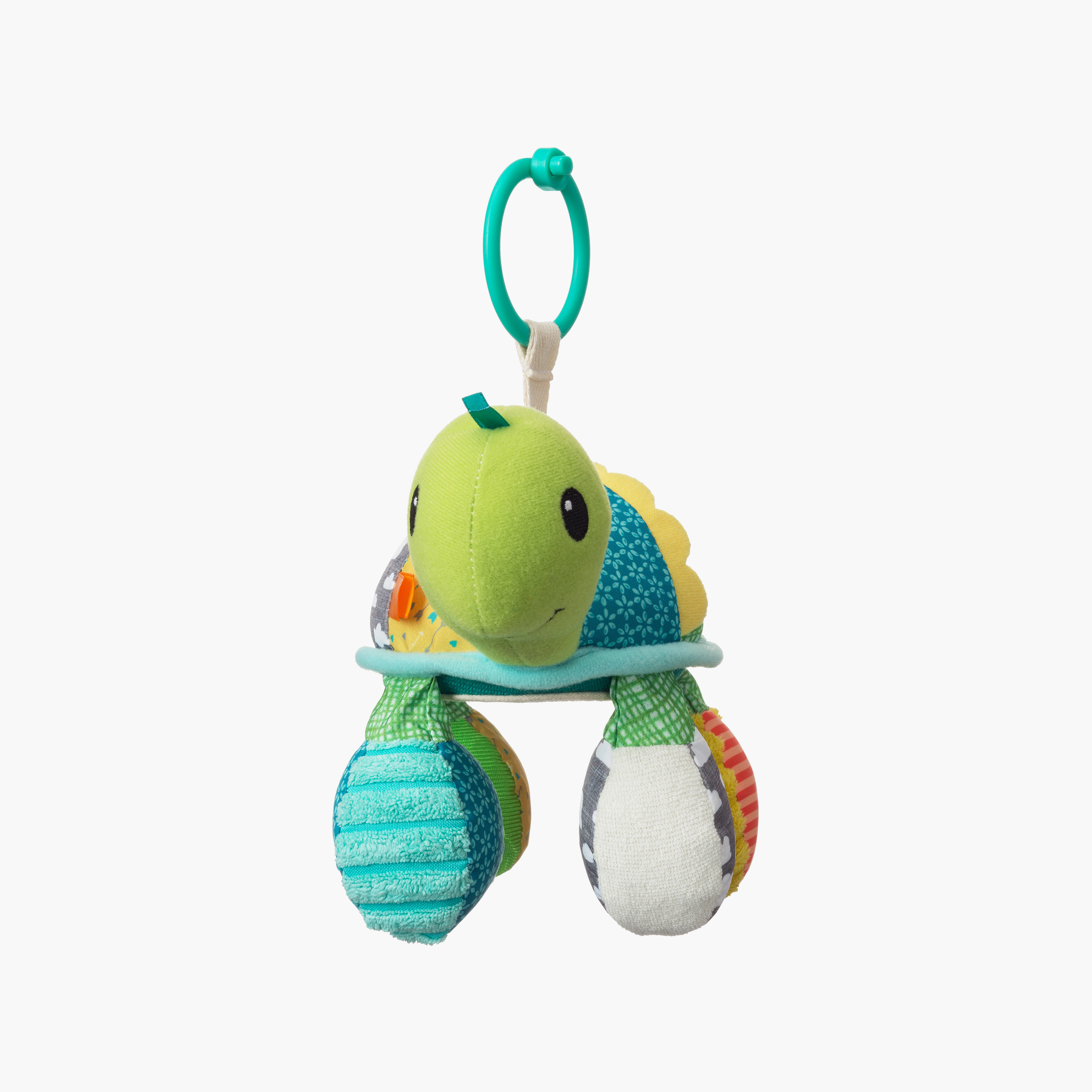 Infantino Turtle Pal with Rattle Sound Stroller & Crib Teether Toy-toys-babyandtoddlertoys-cribtoys-image-3