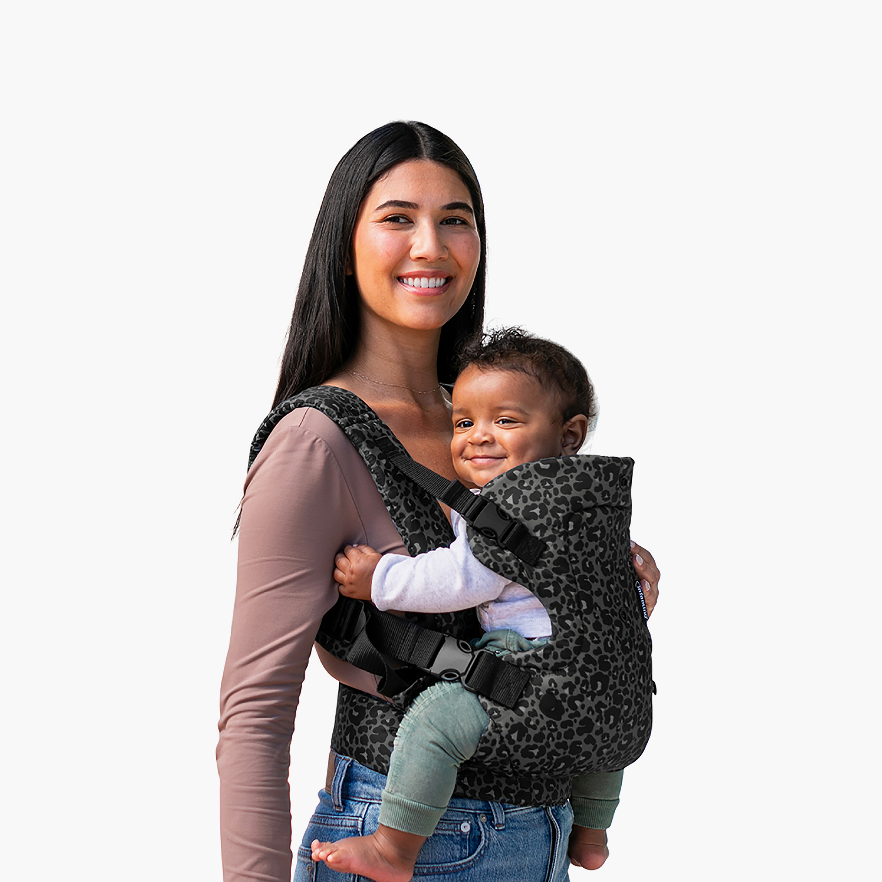 حمالة أطفال قابلة للتحويل 4 في 1 بمقعد مريح قابل للتعديل وحزام خصر من إنفانتينو-baby-gear-babycarriers-image-4