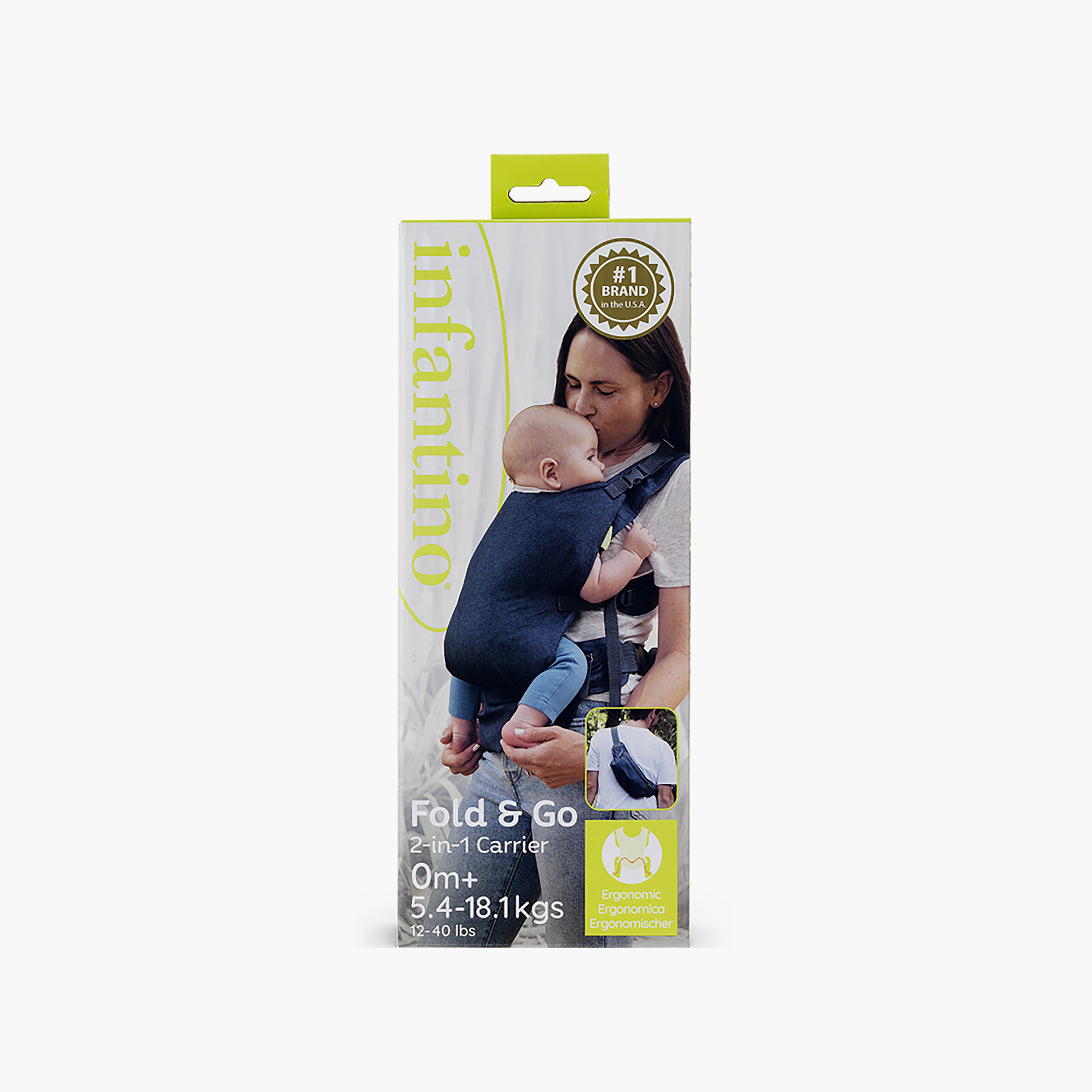 حمالة أطفال 2 في 1 خفيفة للغاية قابلة للطي من إنفانتينو-baby-gear-babycarriers-image-11