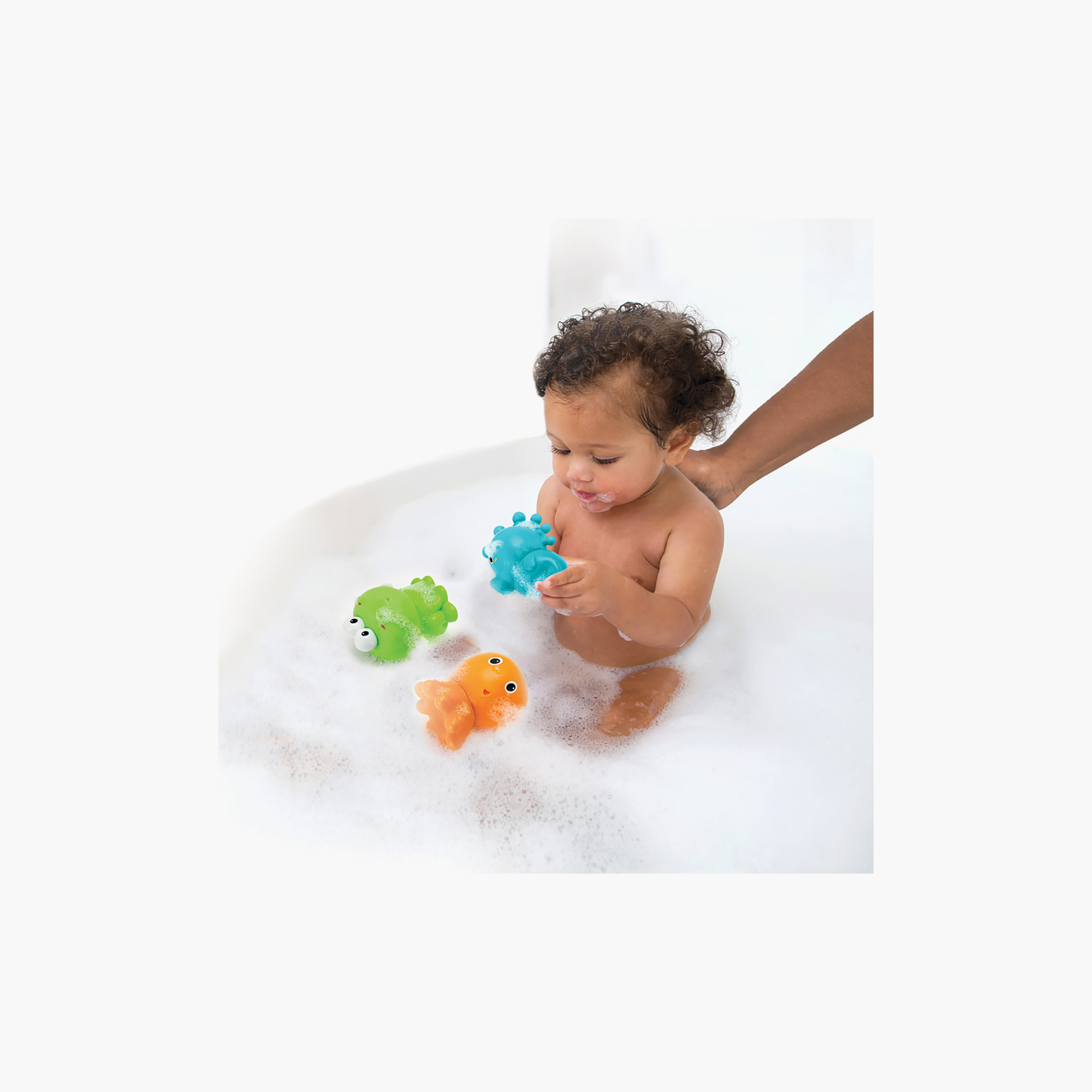 ألعاب استحمام رشاشة سهلة التنظيف 3 قطع من إنفانتينو-toys-babyandtoddlertoys-bathtoys-image-6
