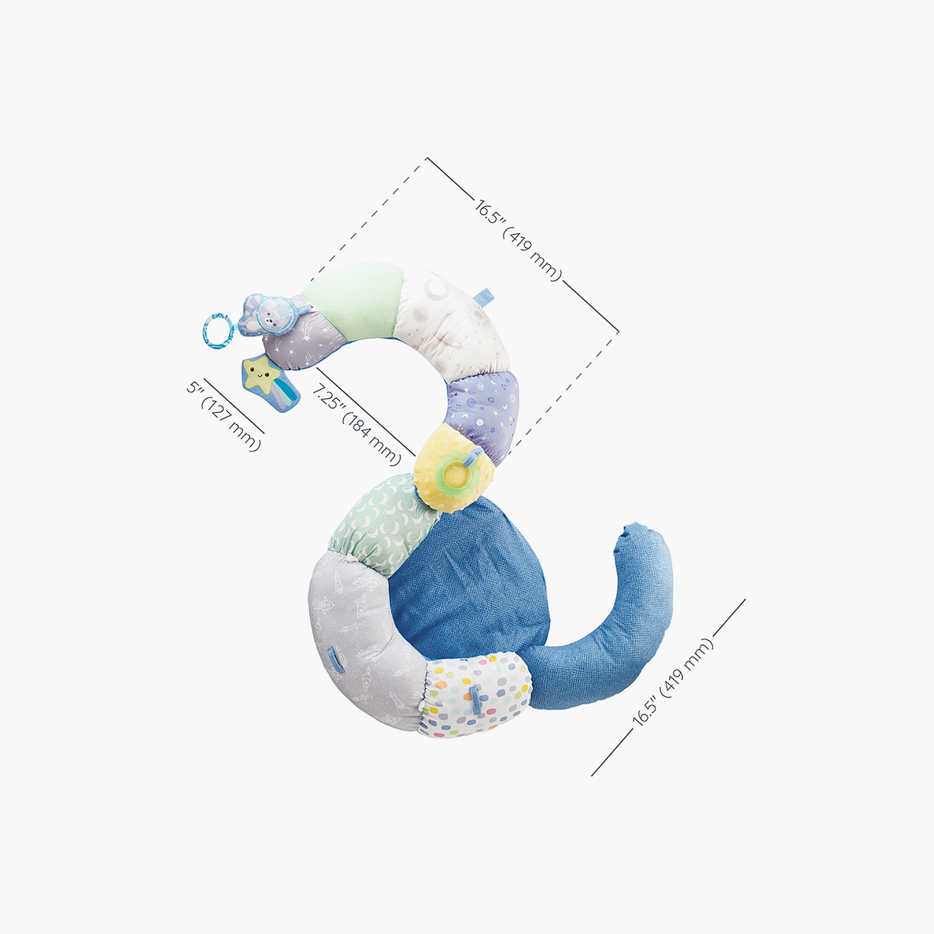 مقعد أطفال 2 في 1 بألعاب قابلة للفصل من إنفانتينو-baby-infantactivity-playgyms-image-2
