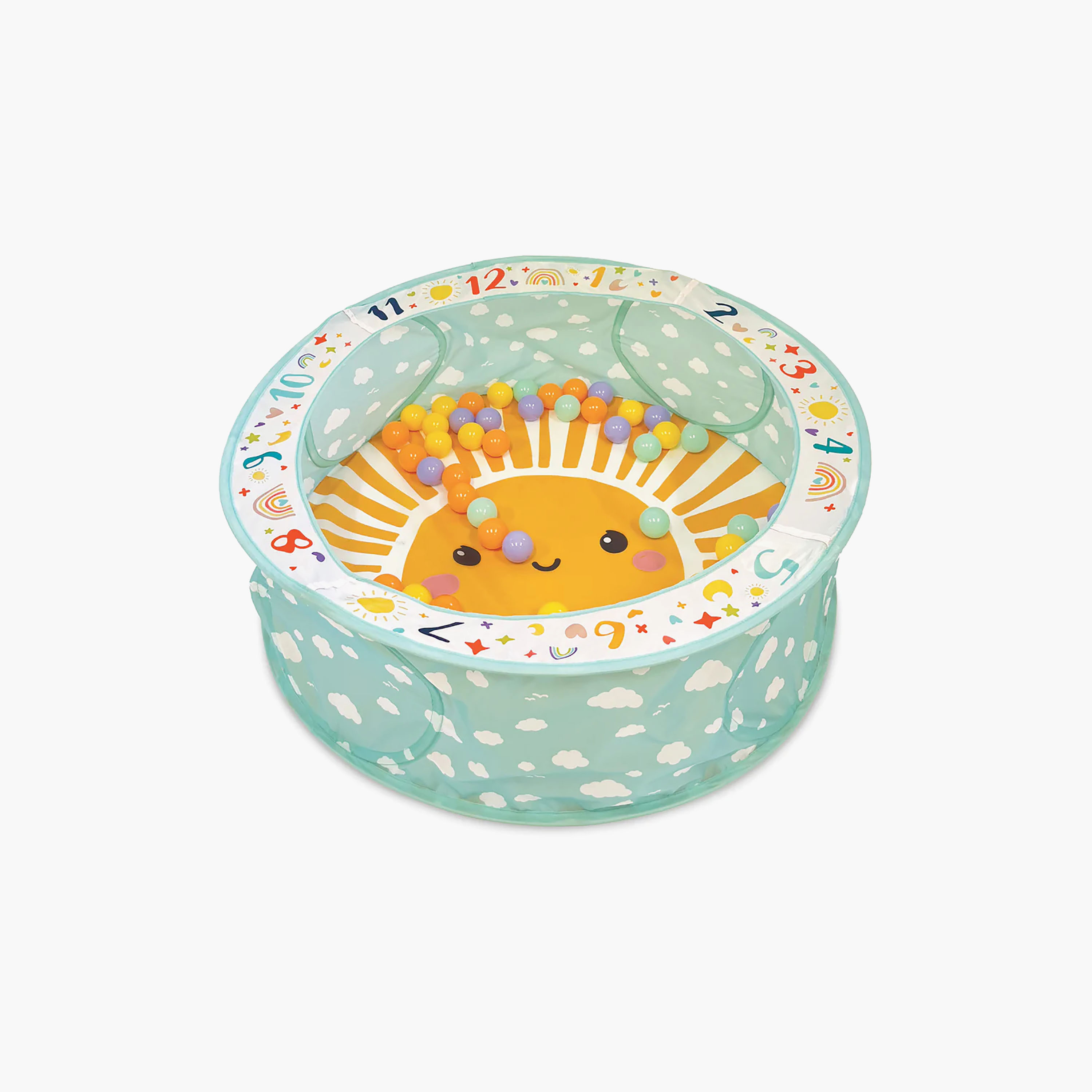 Infantino Foldable Pop-Up Ball Pit with 50 Vibrant Coloured Balls-baby-infantactivity-playgyms-image-1