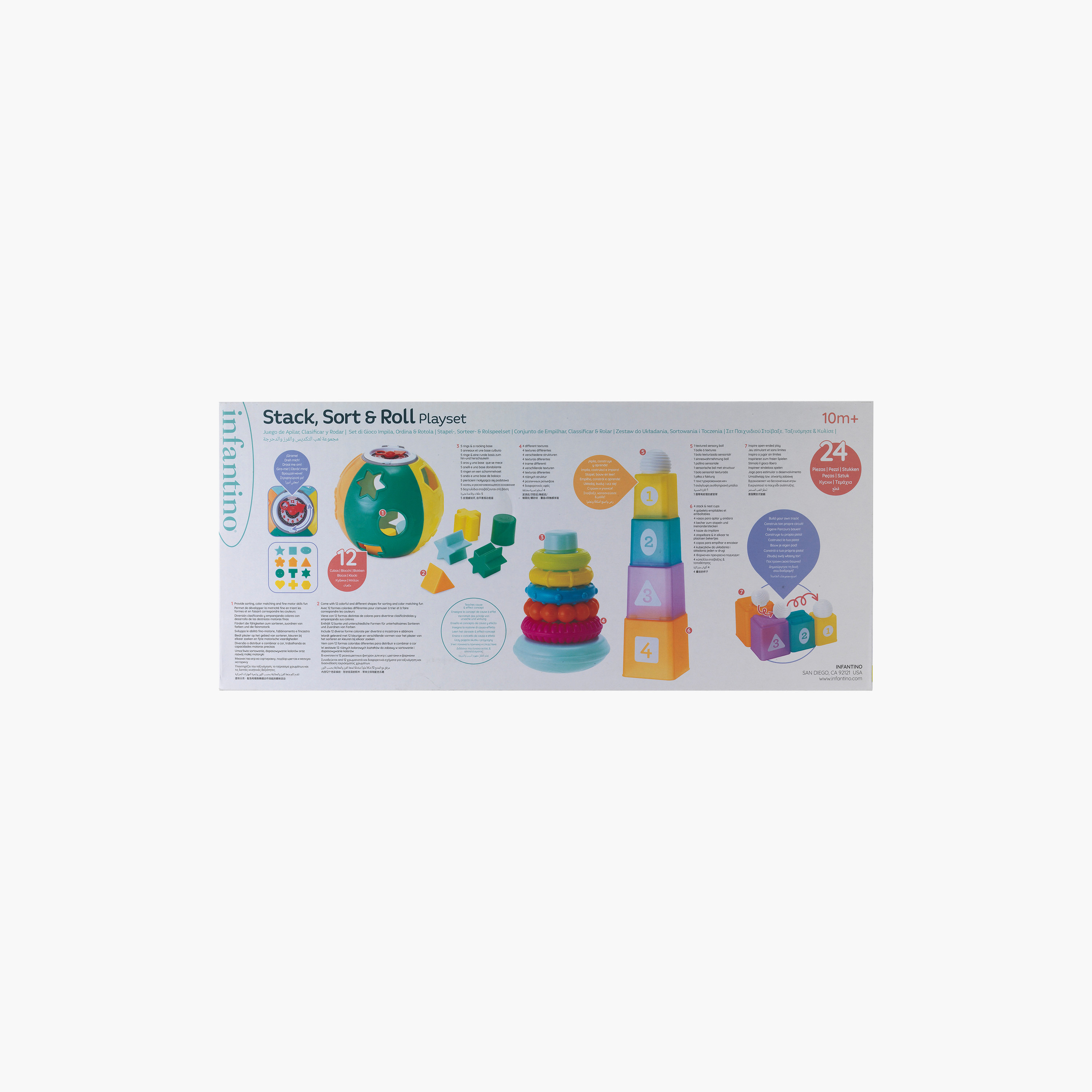 Infantino 3-In-1 Shape & Sort Activity Set-toys-babyandtoddlertoys-shapesorters-image-7
