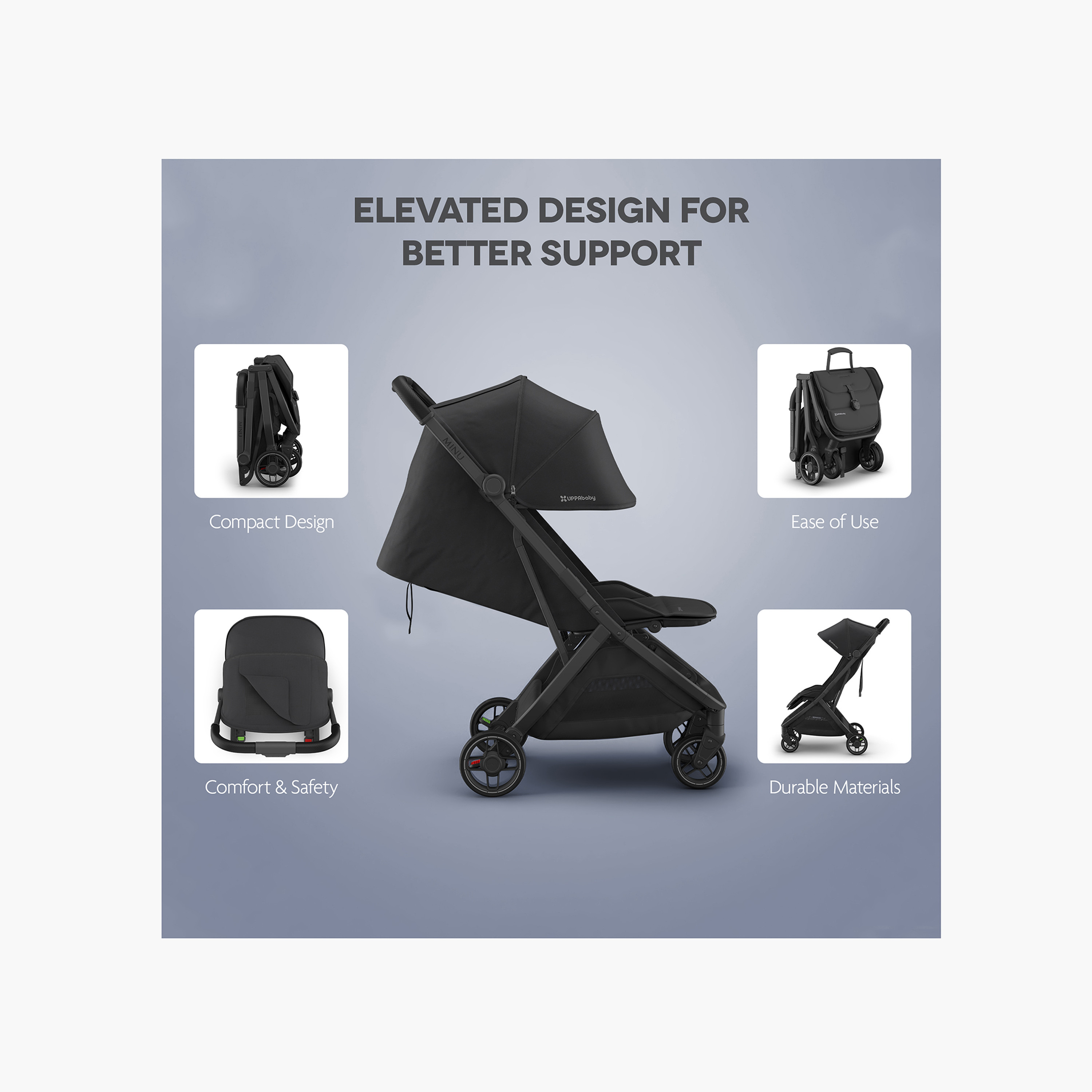 UPPAbaby Minu V3 James Stroller with Bumper Bar, 3-Fold System-baby-gear-strollersandprams-strollers-image-5