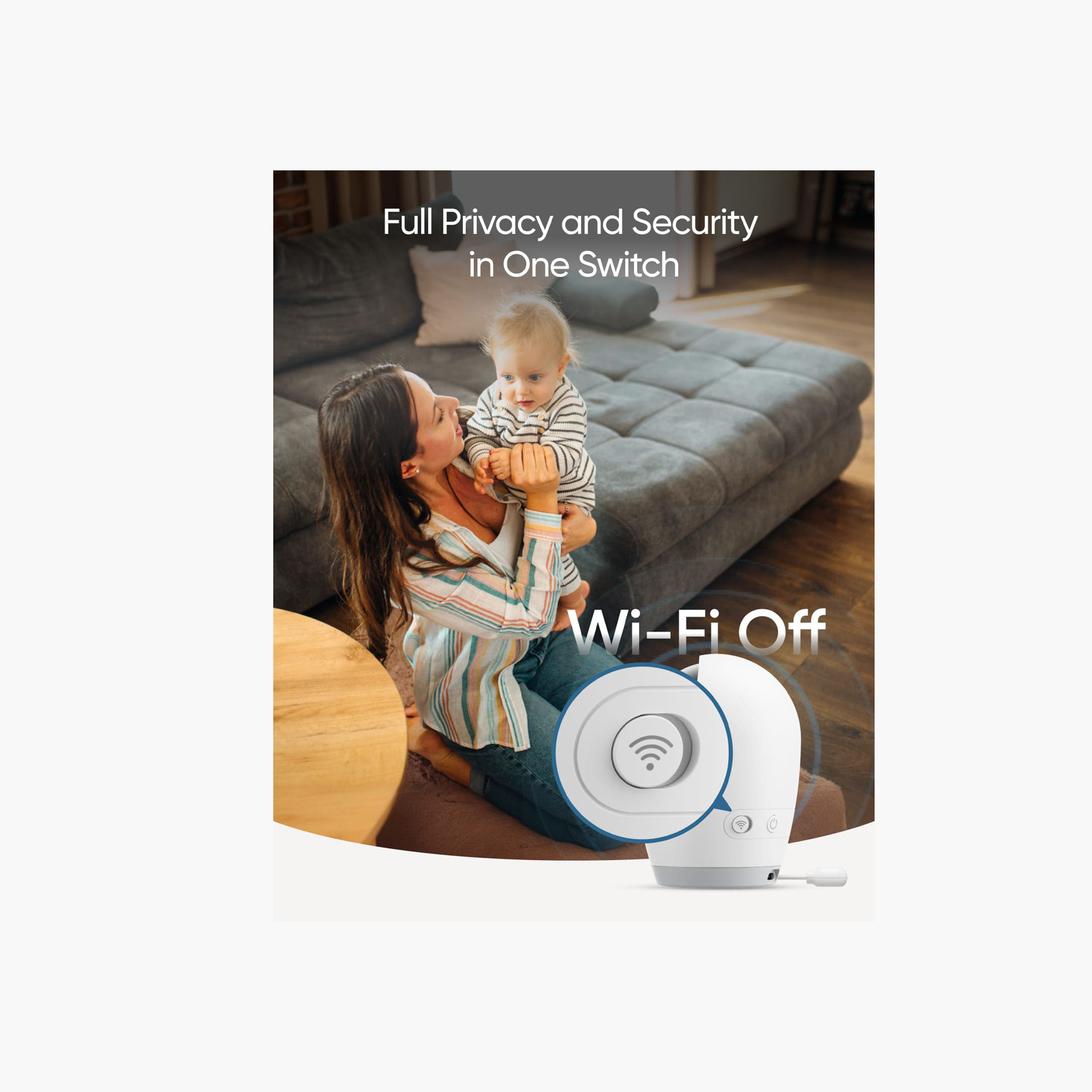 جهاز مراقبة أطفال يوفاي مع شاشة عالية الدقة من جينيريك-baby-healthandsafety-babymonitors-image-6