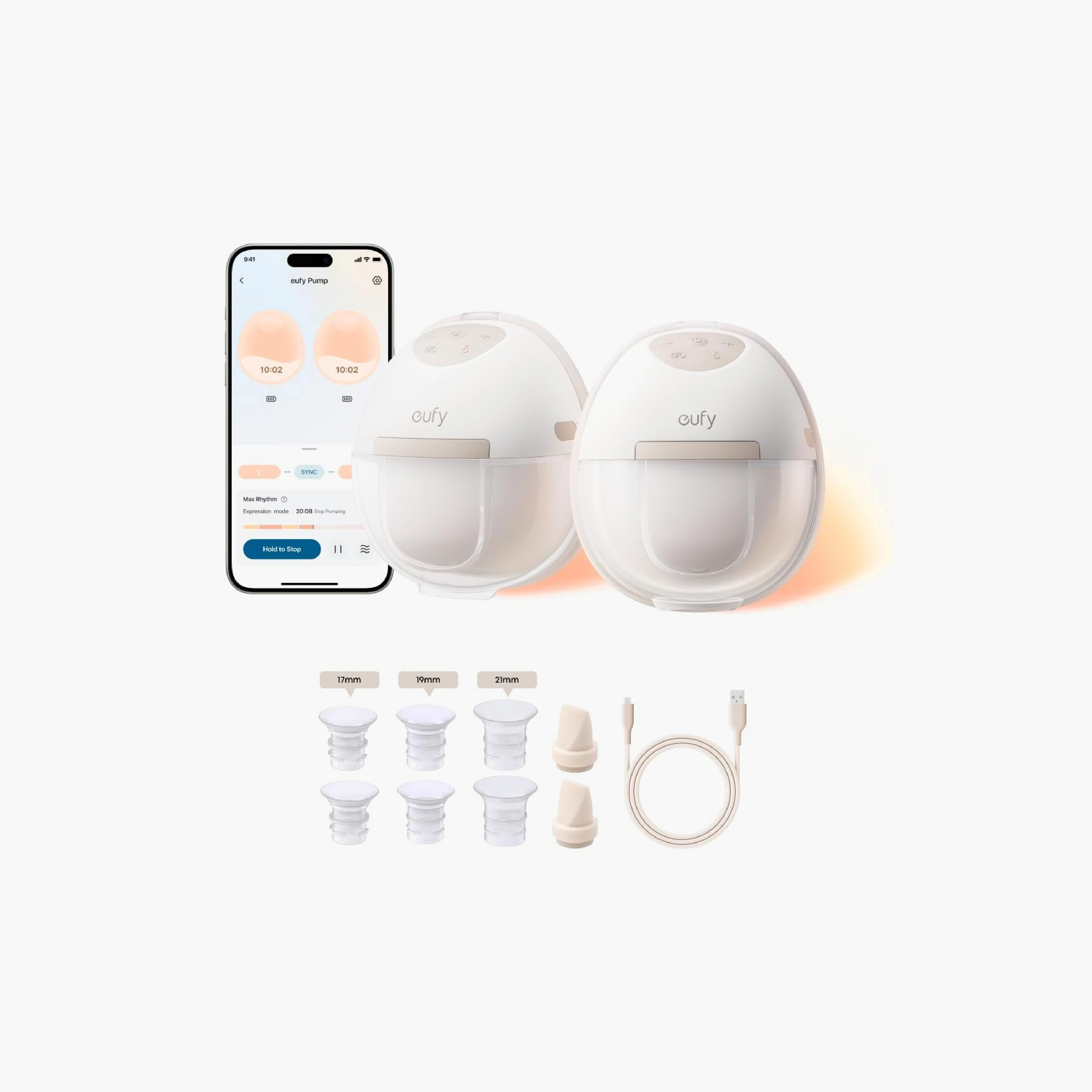 مضخة حليب للرضاعة الطبيعية قابلة للارتداء مع تقنية هيت فلو من جينيريك-baby-feeding-breastfeedingandcare-image-2