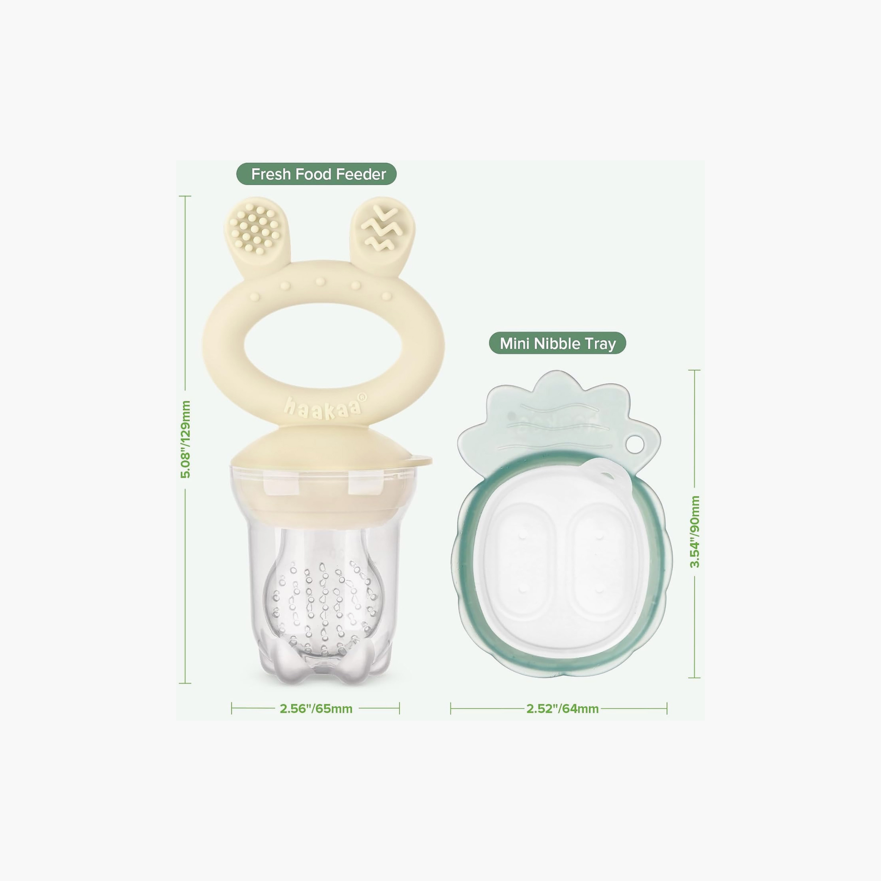 Haakaa Feed n Freeze Oat Feeder with Mini Nibble Tray-baby-feeding-mealtimeessentials-image-2