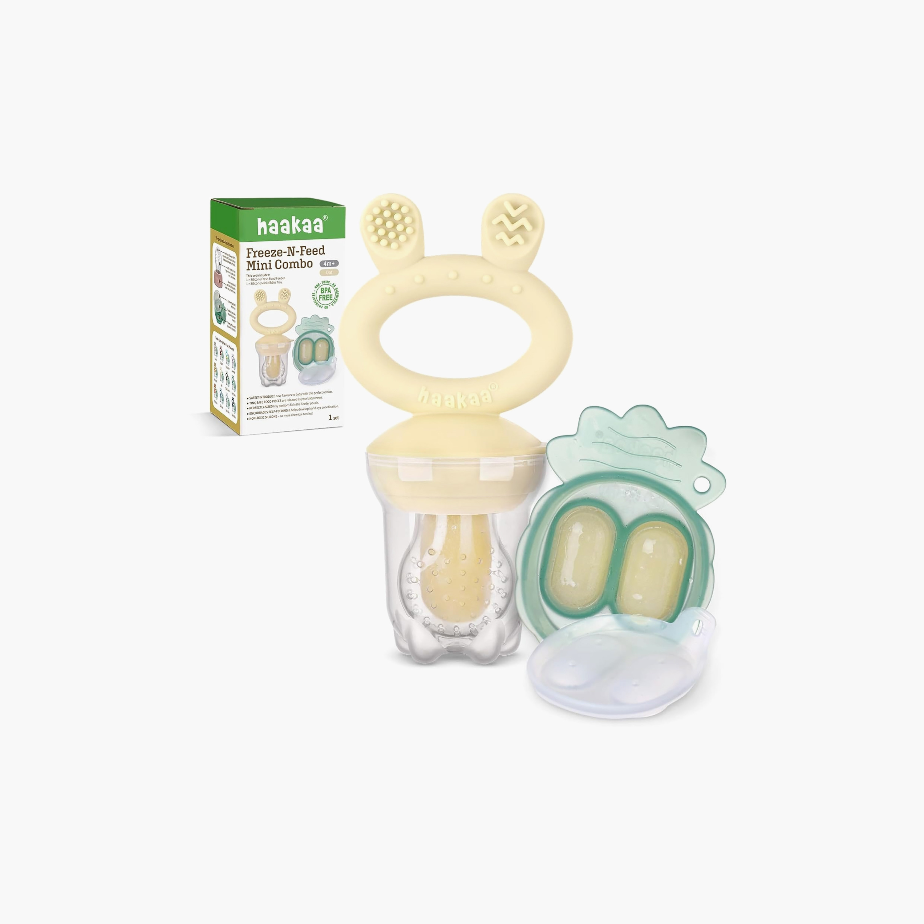 Haakaa Feed n Freeze Oat Feeder with Mini Nibble Tray-baby-feeding-mealtimeessentials-image-3
