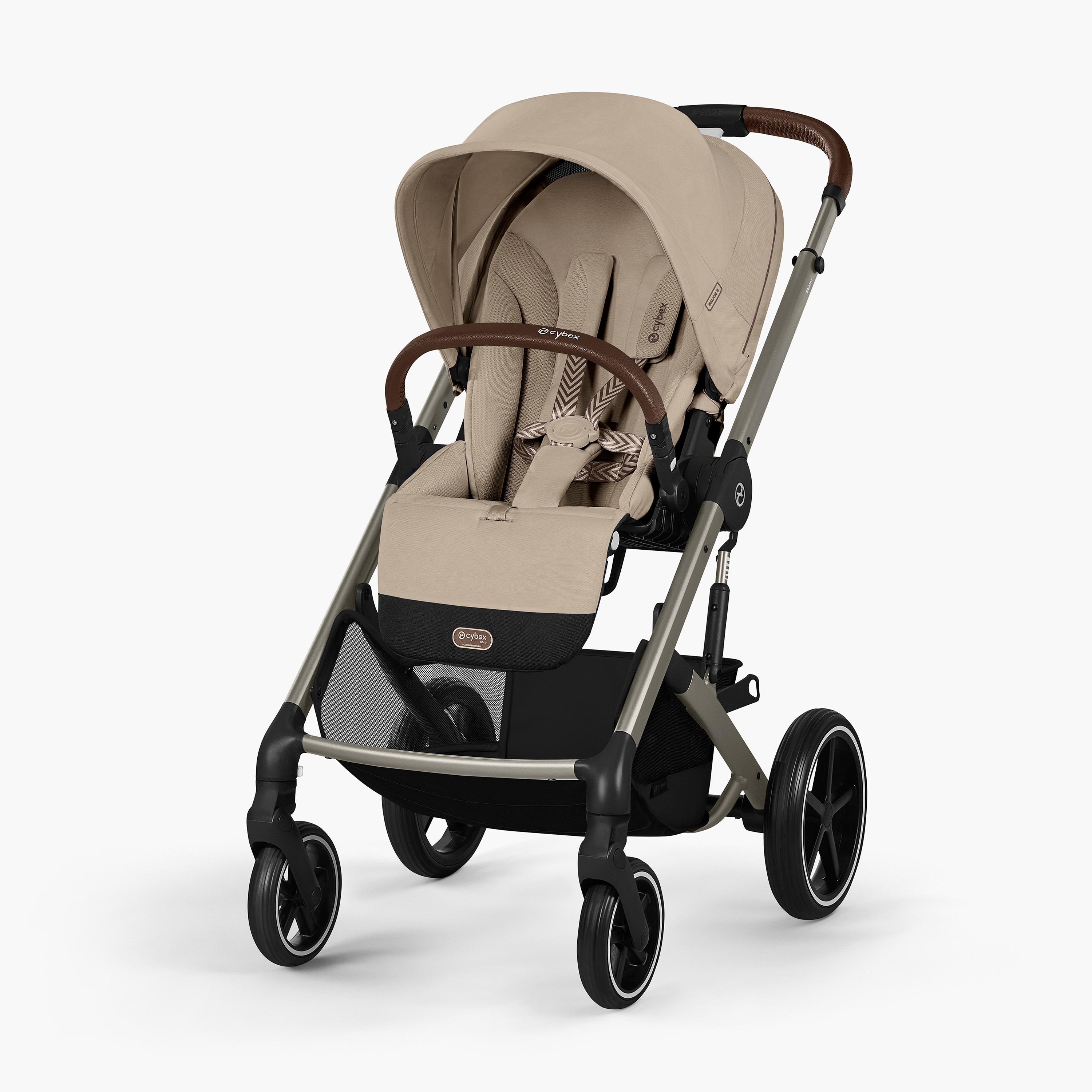 عربة أطفال مع فرامل قفل بالقدم باليوس إس لوكس من سايبكس-baby-gear-strollersandprams-strollers-image-1