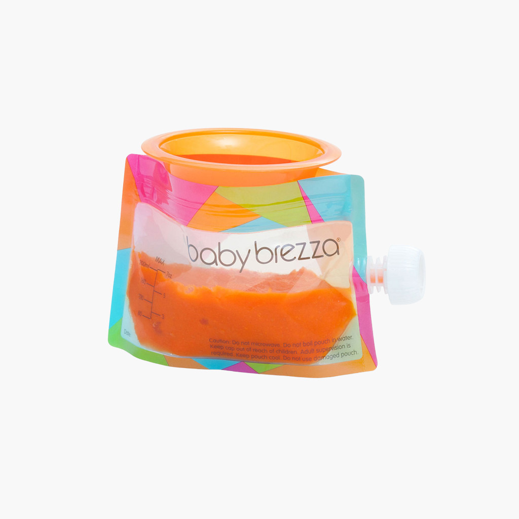 عبوة من 10 أكياس طعام للأطفال مع قمع من بيبي بريزا-baby-feeding-babyfoodprocessors-image-3